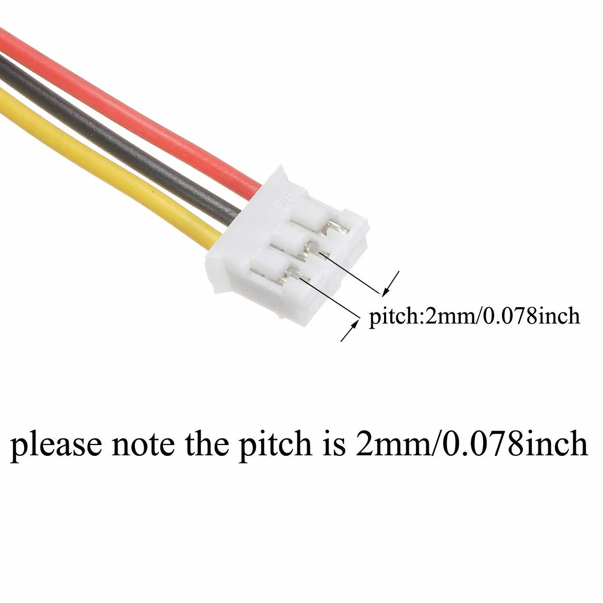 GTIWUNG 50 Imposta Mini Micro Jst 2.0 PH 3 Pin Connettore Spina Maschio con 130mm Cavo & Femmina
