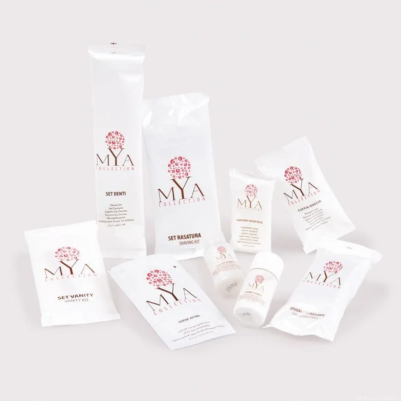 Bagnodoccia Shampoo in bustina monodose 10 ml Confezione 50 pezzi Linea Cortesia Hotel Mya collection