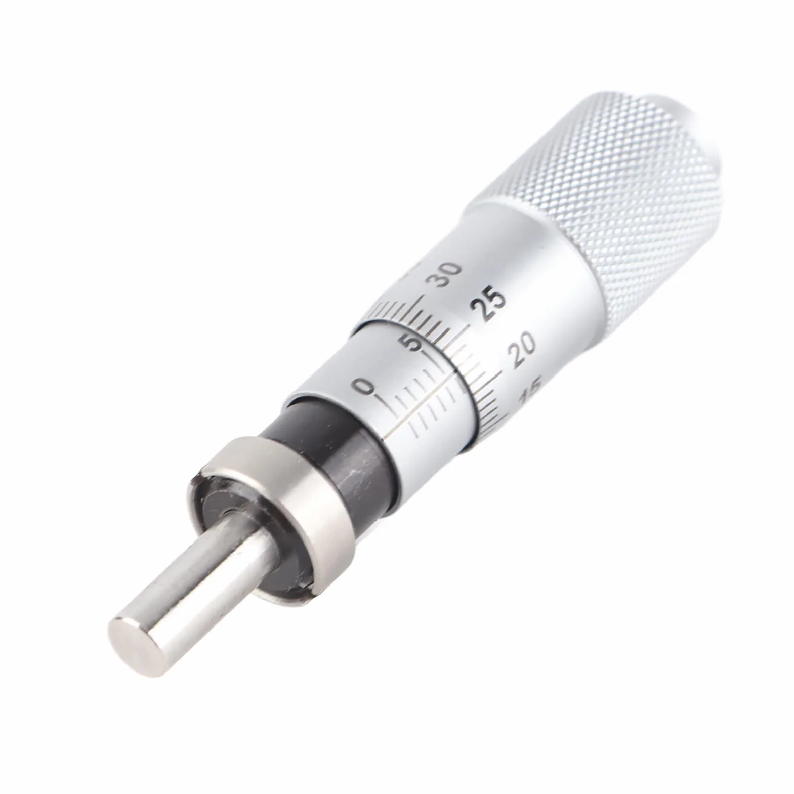 Micrometro Interno 0-13 mm, Strumento di Precisione in Metallo Argento, Precisione 0,01 mm, con Testa Piatta e Sferica