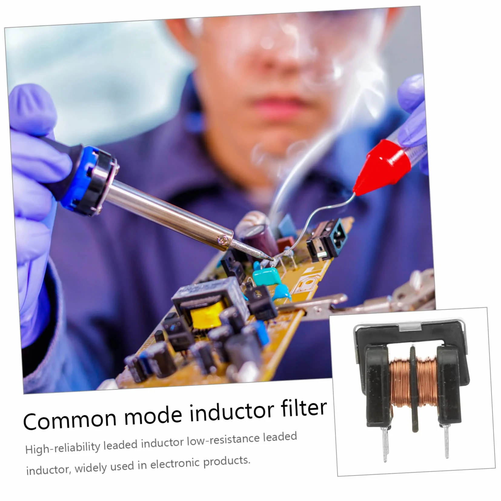 ULTECHNOVO Filtro Induttore di Modo e Alta Efficienza Uu9.8 Pitch 7x8mm 10mh Resistenza alla Corrosione 10 Pezzi in Plastico e Metallo Nero per Applicazioni Industriali