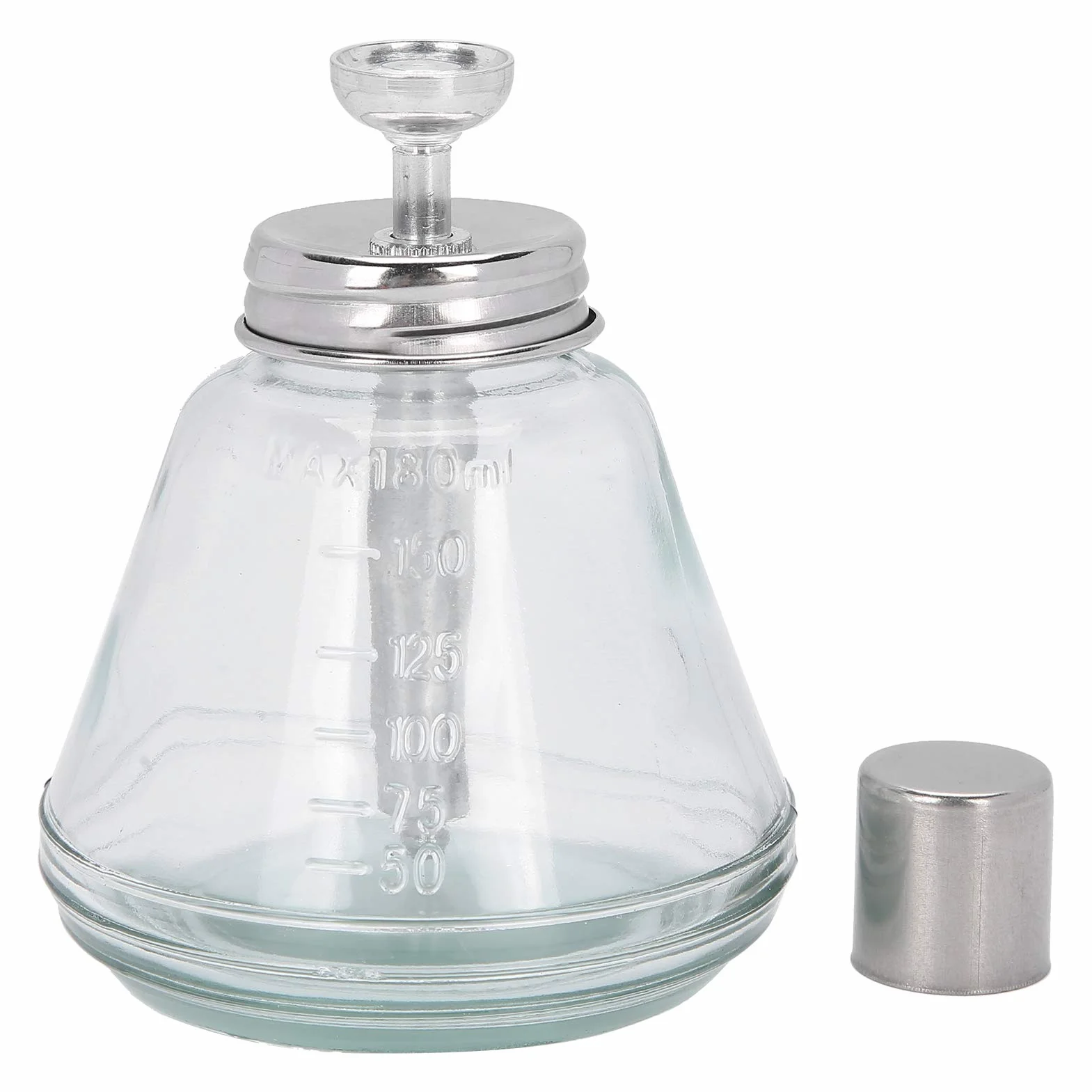 Tbest 180ml Dispenser per Flaconi a Pressione, Lustrascarpe per Distributori D'acqua, Flacone Ricaricabile 180 Ml (nucleo in alluminio)