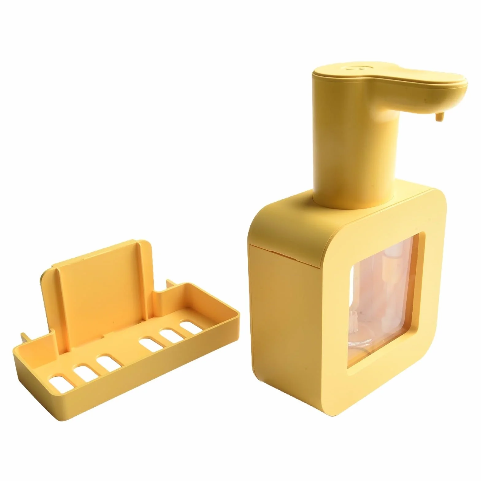 Dispenser automatico di sapone per bambini con capacità di 400 ml, ricaricabile tramite USB, schiuma con promemoria di utilizzo in 20 secondi e funzione impermeabile IPX5 (giallo)