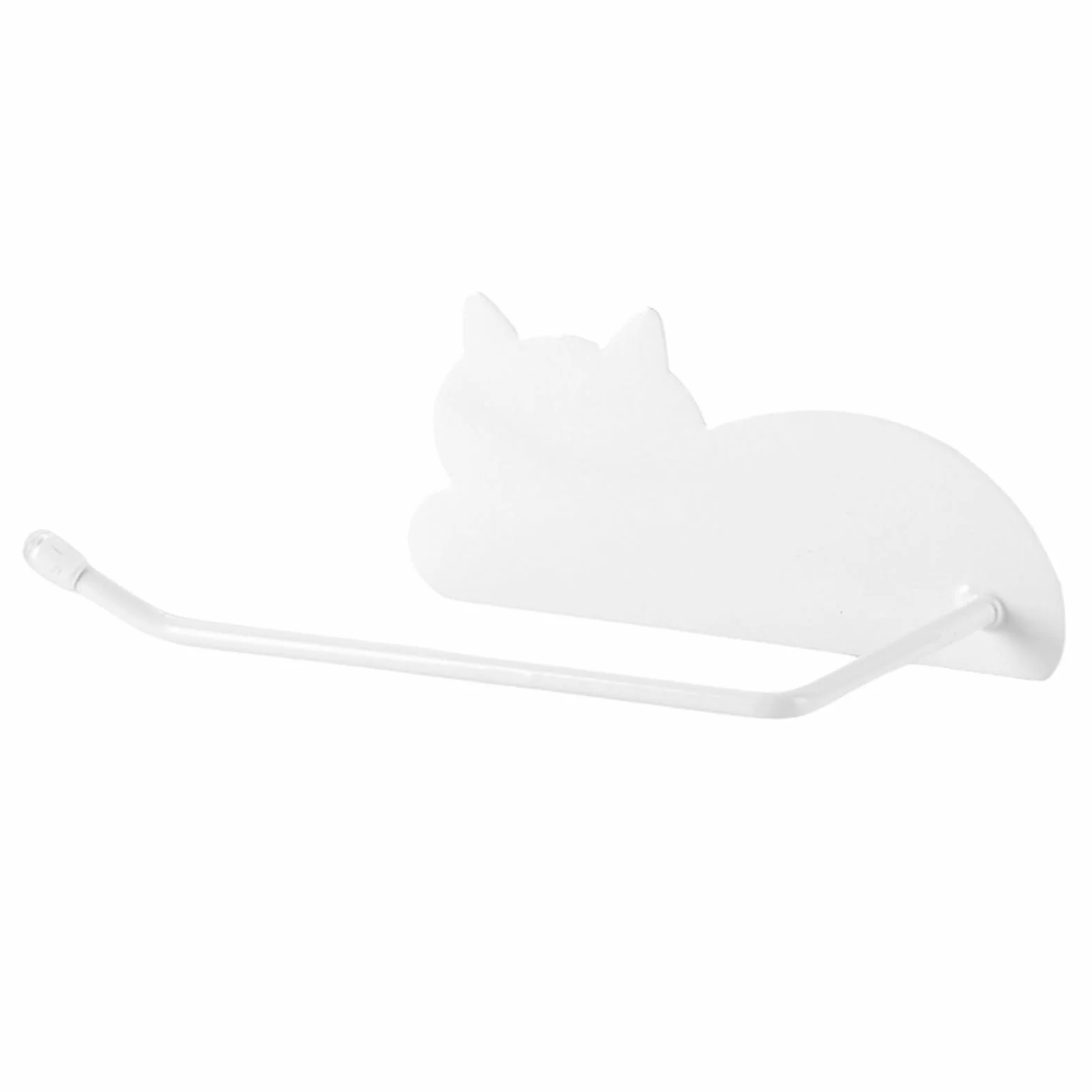 Porta Rotoli Di Carta | Portarotoli per Asciugamani di Carta,Mensola Appendibile Con Design Gatto Per Casa Viaggio Frigorifero Fattoria
