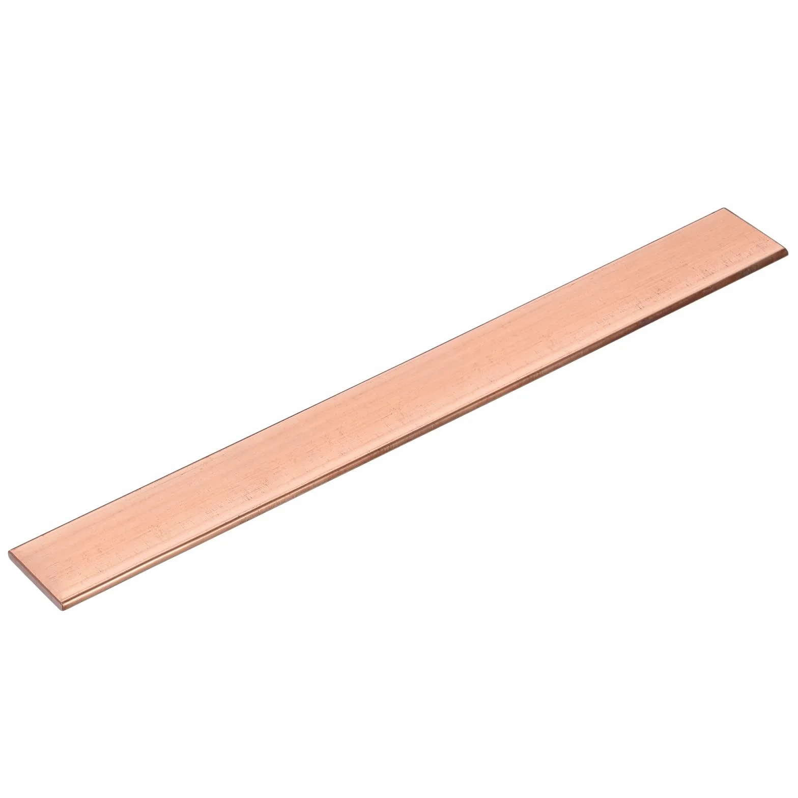 QUARKZMAN Barra Piatta In Rame, Spessore 5/32" x Larghezza 1-3/16" x Lunghezza 10" Barra In Rame Per Applicazioni Elettriche (4mm x 30mm x 250mm)