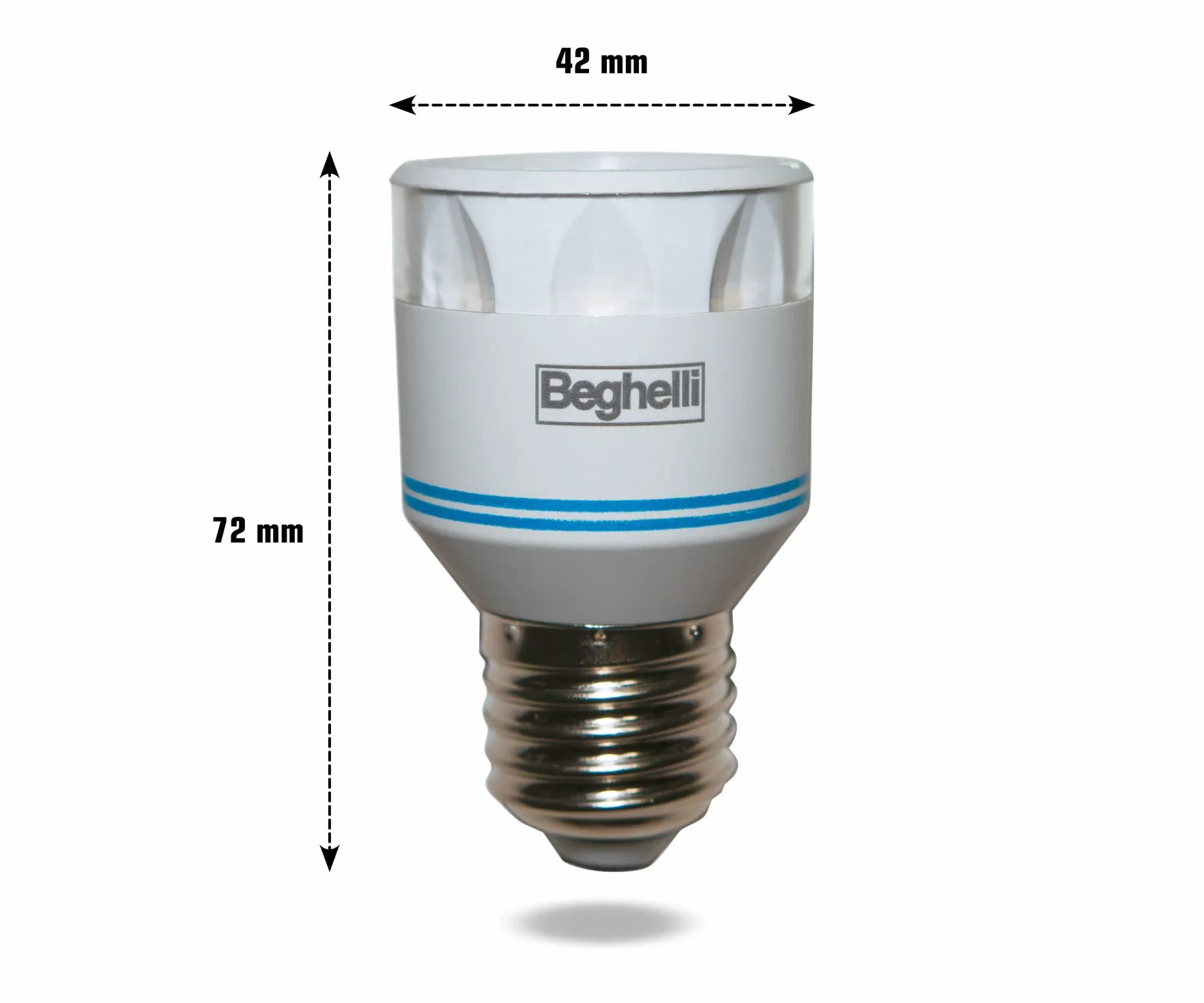 Beghelli 56304 Portalampada Anti Black-Out, Materiale Termoplastico, Bianco