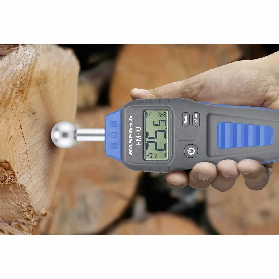 Basetech FM-10 Misuratore di umidità per materiali Range 0.1-99