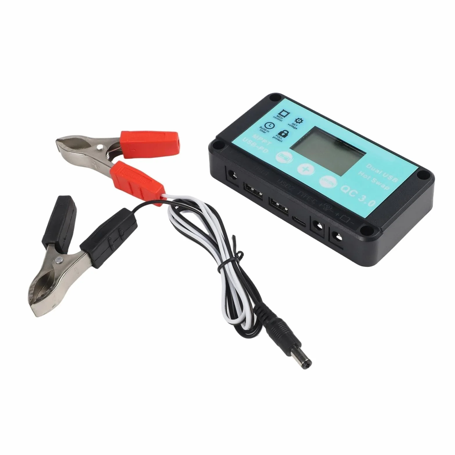 Kit pannello solare da 100W con telaio in alluminio e scatola di giunzione IP67, include controller per ricarica efficiente a 12V/24V in camper, barche, campeggi
