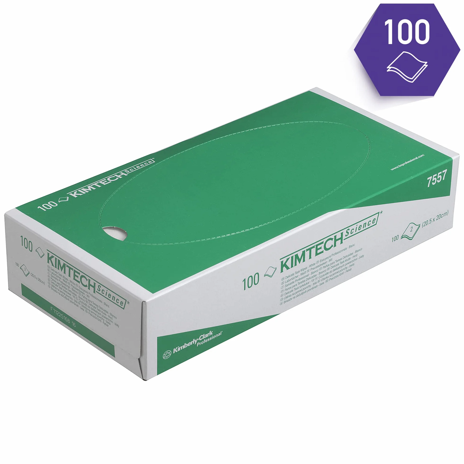 Kimtech Science Panni per la Pulizia di Precisione 2 veli bianco 24 cartoni x 100 panni 2400