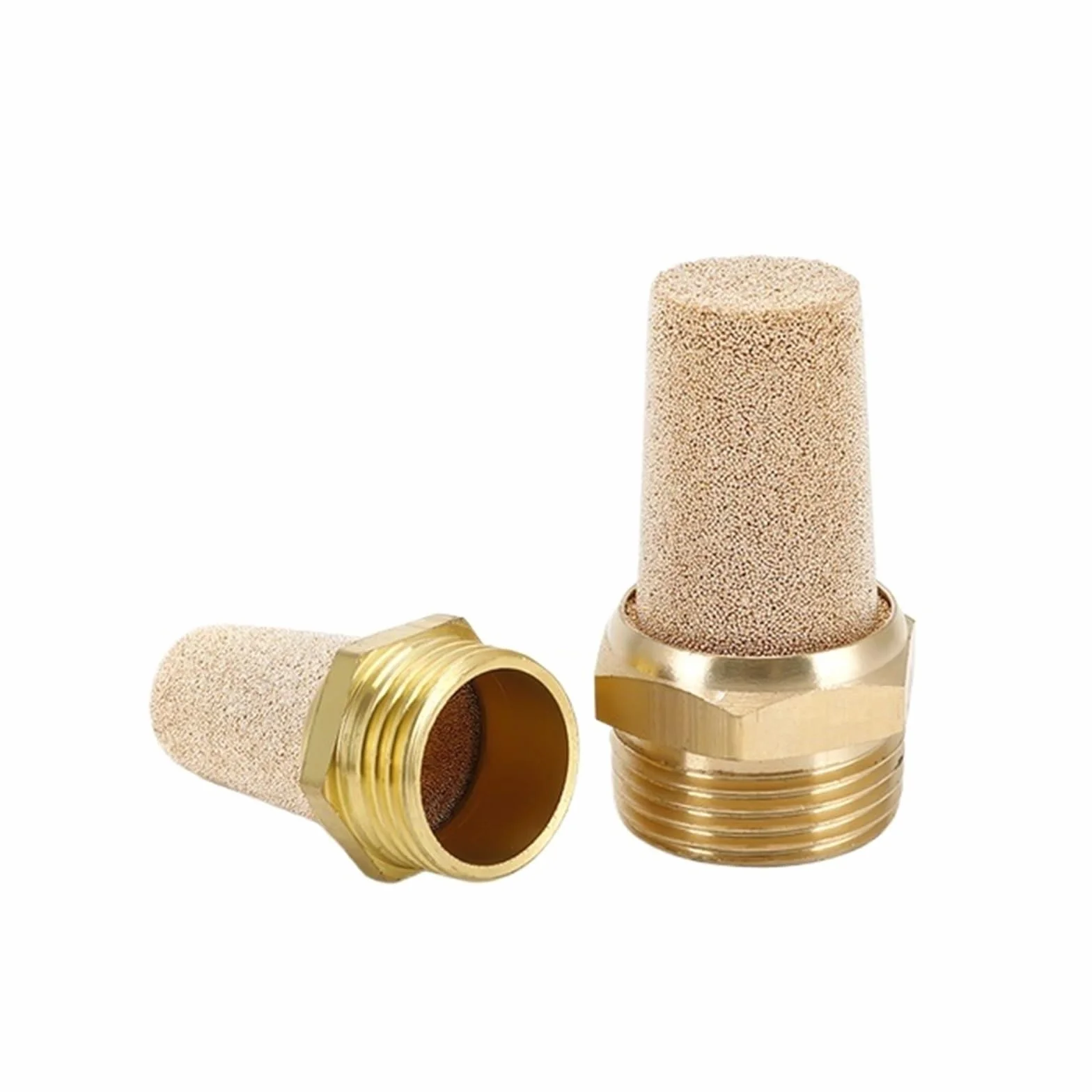 Silenziatore di scarico pneumatico Ottone BSP 1"