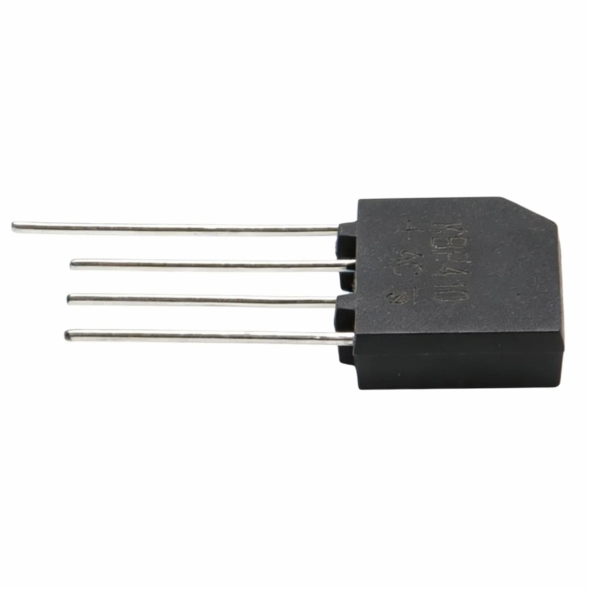 KBP410 - 10 diodi raddrizzatori a ponte monofase, 1000 V/4 A, onda intera, 4 Ampere, 1000 Volt, diodi elettronici al silicio, 4 pin