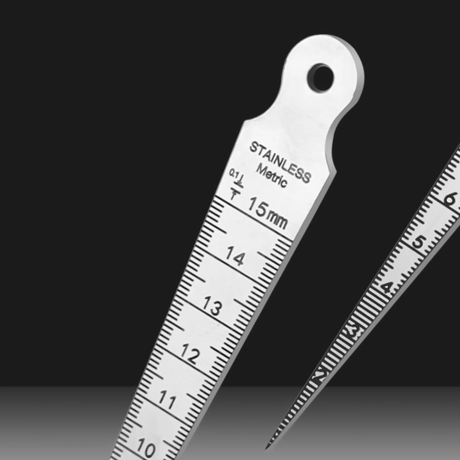 Calibro per fori in acciaio inossidabile con scale, set di misura precisione
