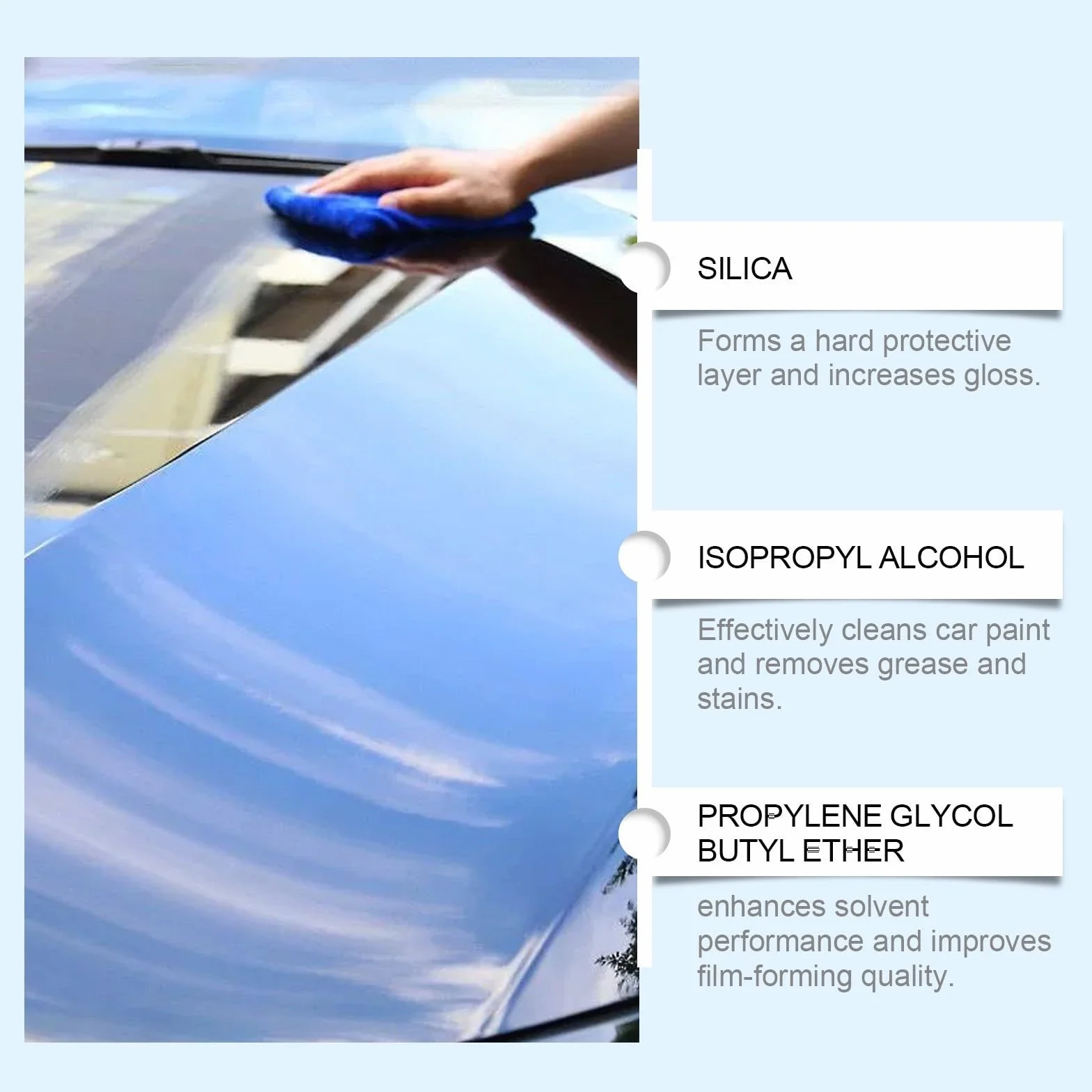 3 pezzi di spray per auto avanzato, rivestimento rapido per auto, 3 in 1 con rivestimento rapido ad alta protezione, dona la lucentezza del regalo father's day