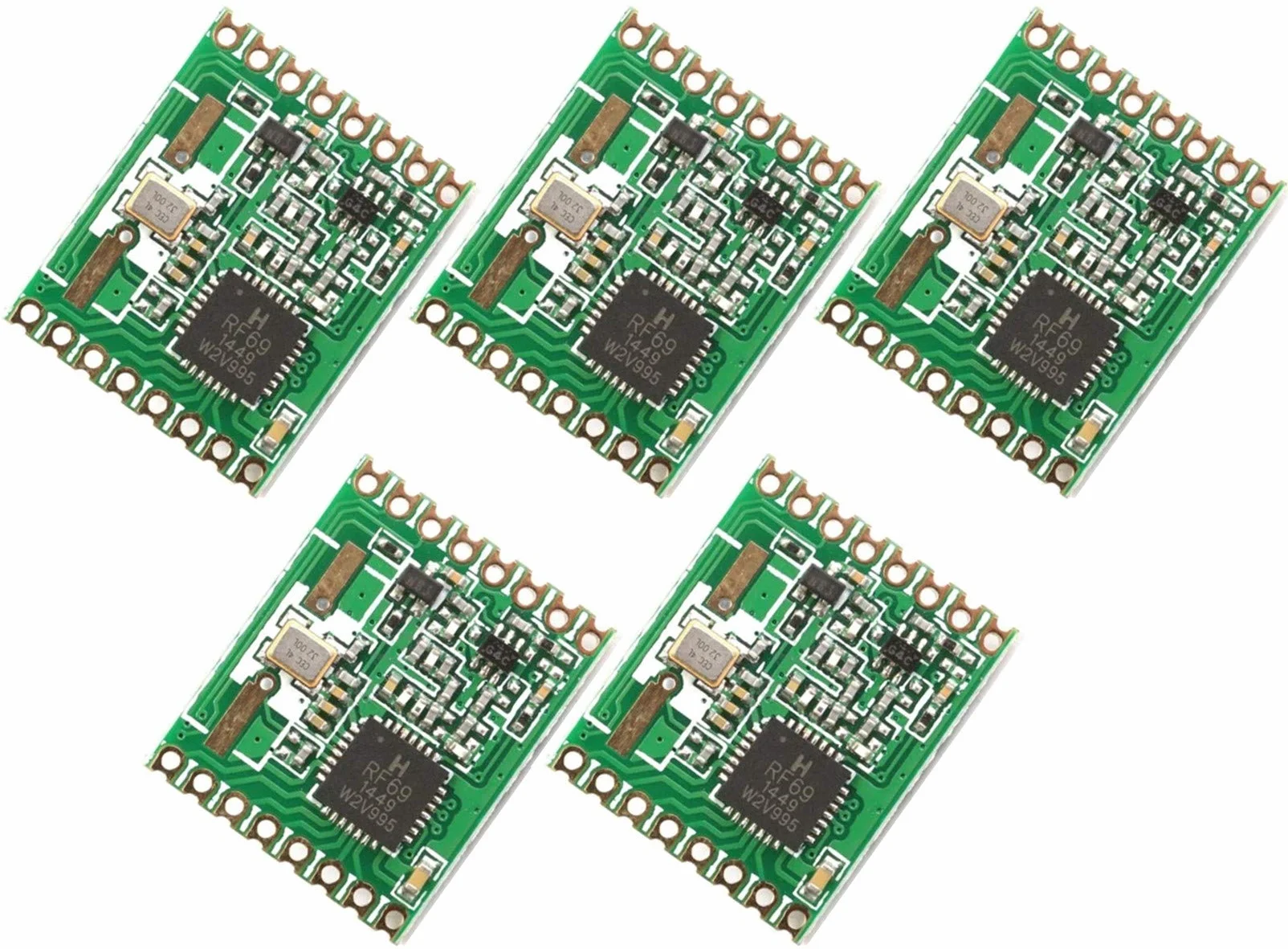 HopeRF RFM69HW 433MHz + RFM12B Wireless Transceiver 5pcs