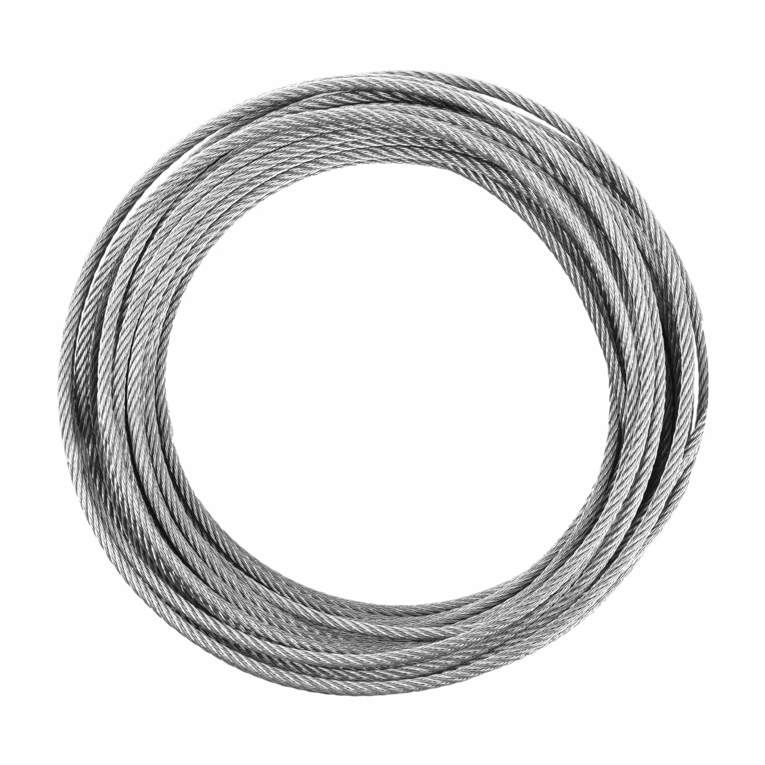Cavo in Acciaio Inox Flessibile 5mm 20m 7x7 400kg Carico