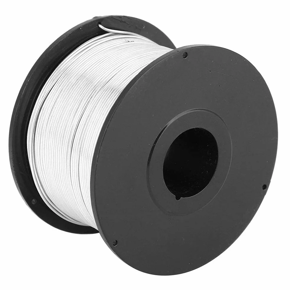 Filo di acciaio 110 m 0,8 mm per legatrice automatica cemento armato 4 pezzi