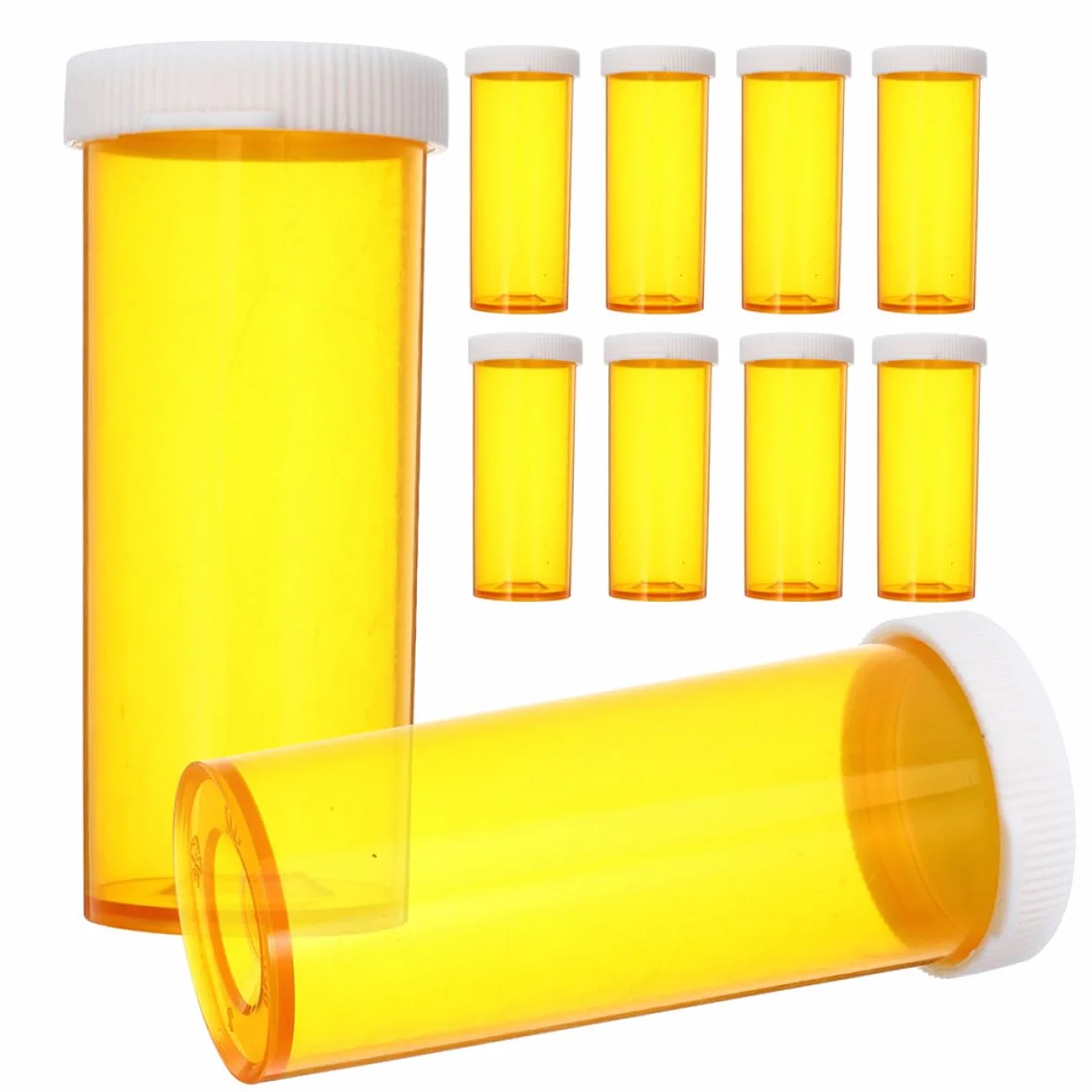 Abaodam Portapillole da Viaggio 10 Pezzi Contenitori Plastica per Pillole Vuoti Organizzatore Medicinali