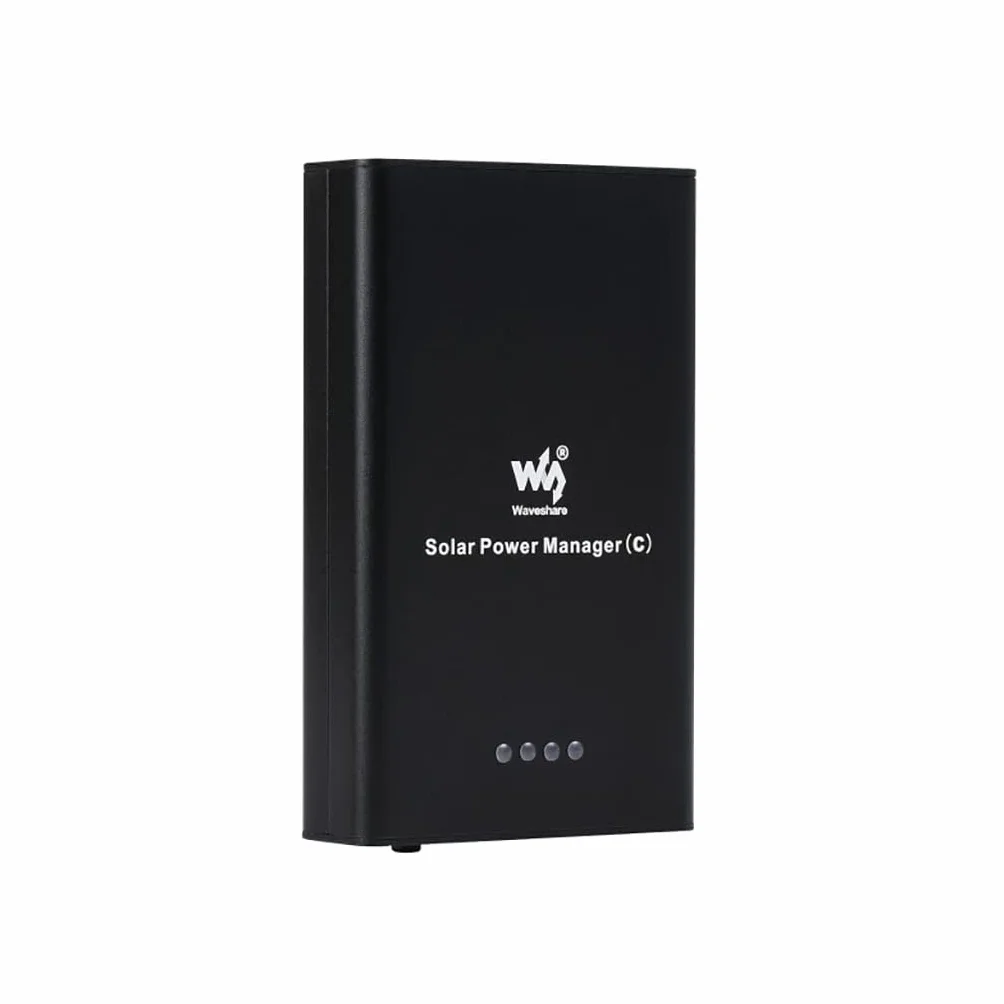 Solar Power Manager (C), Compatible with 6V~24V Solar Panels, Supports 3X 18650 Batteries(Not Include), Supports MPPT Function