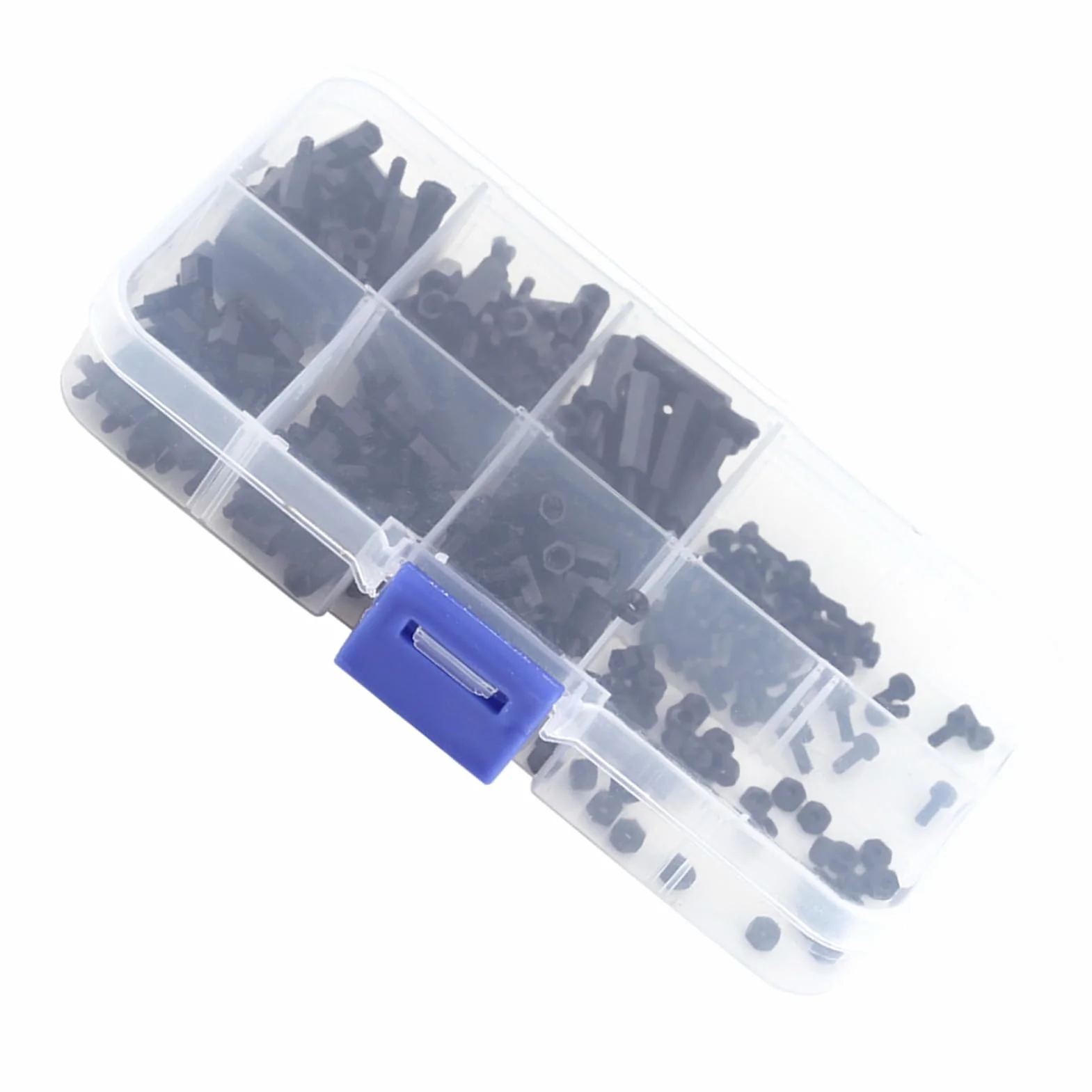 Kit di Nylon Colonna Esagonale di Stallo Spaziatore 250pcs M2 M3 Maschio-femmina con Dadi di Viti, Montando tra Circuiti PCB e Schede di Macchina, Ideale per la Creazione di Termici (M2 MODELLO