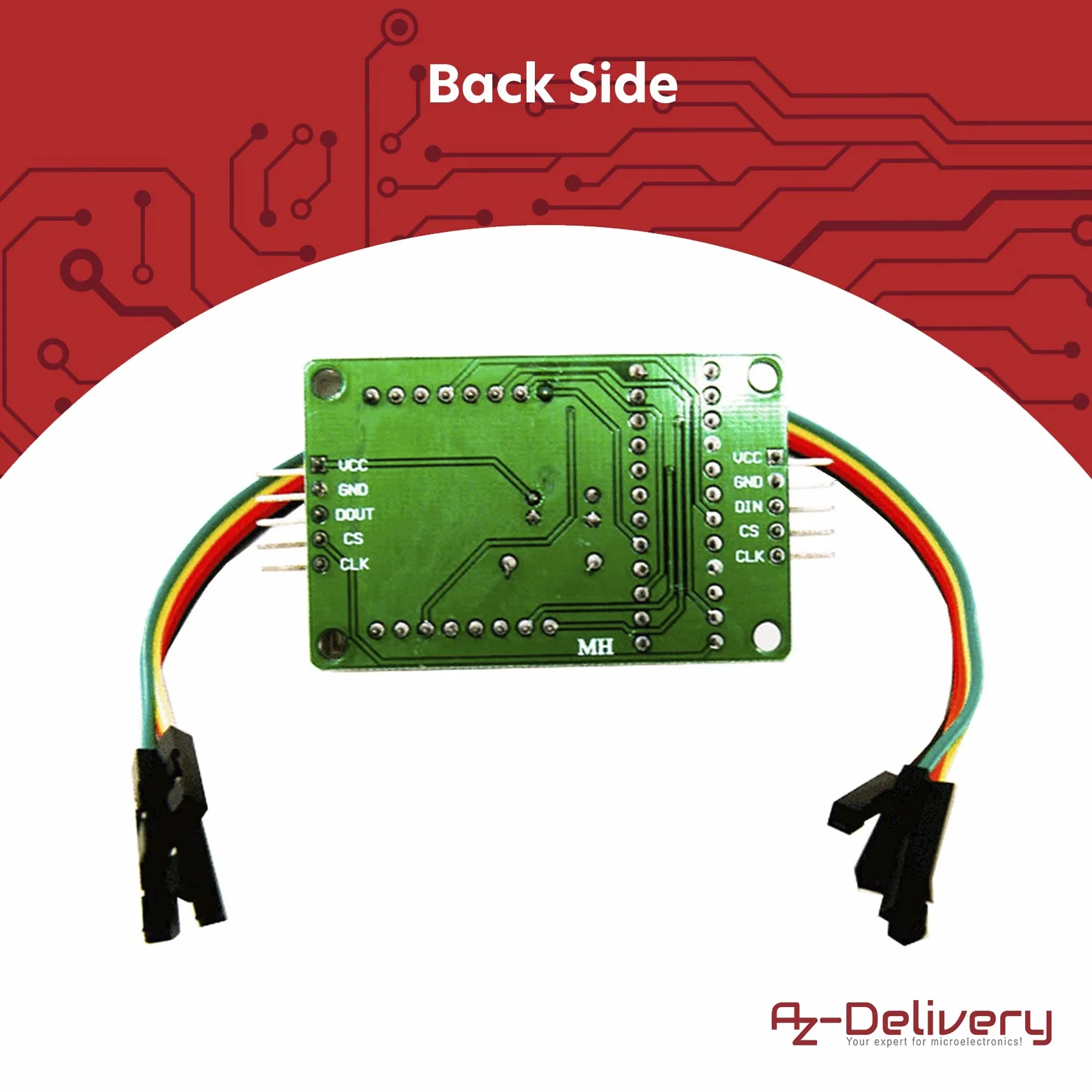 AZDelivery 3 x MAX7219 8x8 Dot Matrix MCU 64 LED Display Module Dispositivo di Visualizzazione compatibile con Arduino incluso un E-Book!