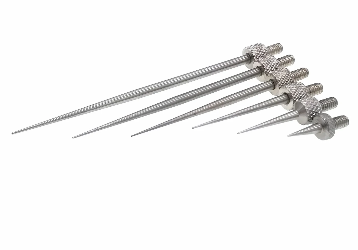 SUXING Tastatori per comparatori, Tasti con filetto M2.5, Lunghezza 7/13/22/30/40/50mm, R0.15 mm，Puntalino a spillo