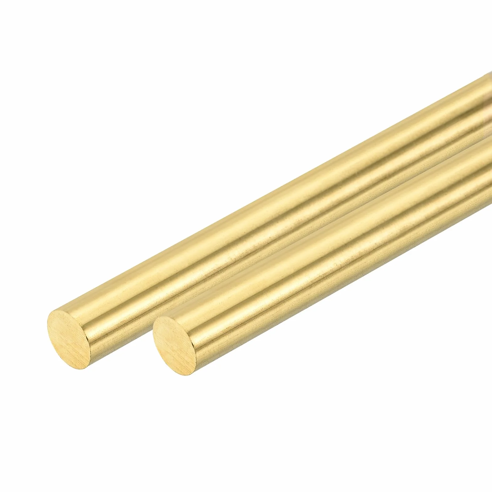 QUARKZMAN 2 Pezzi Barra Tonda Ottone Solido 5/16"(8mm) x 4"(102mm) H62 per Tornio