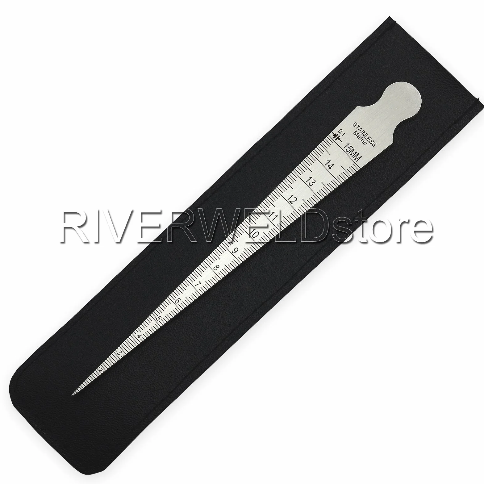RIVERWELD Salge Gauge 15 mm 1,0 mm Misurare foro saldatura