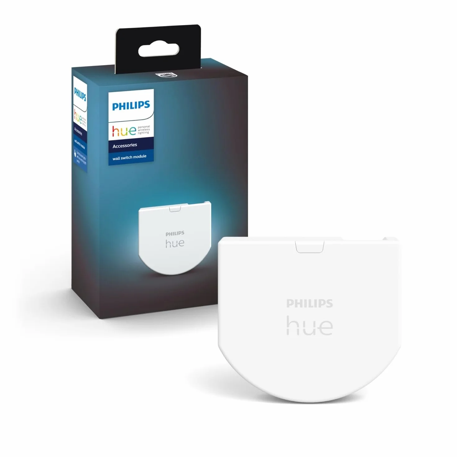 Philips Hue Wall Switch Module, Modulo Interruttore a Parete, Controllo Illuminazione Smart, Bianco