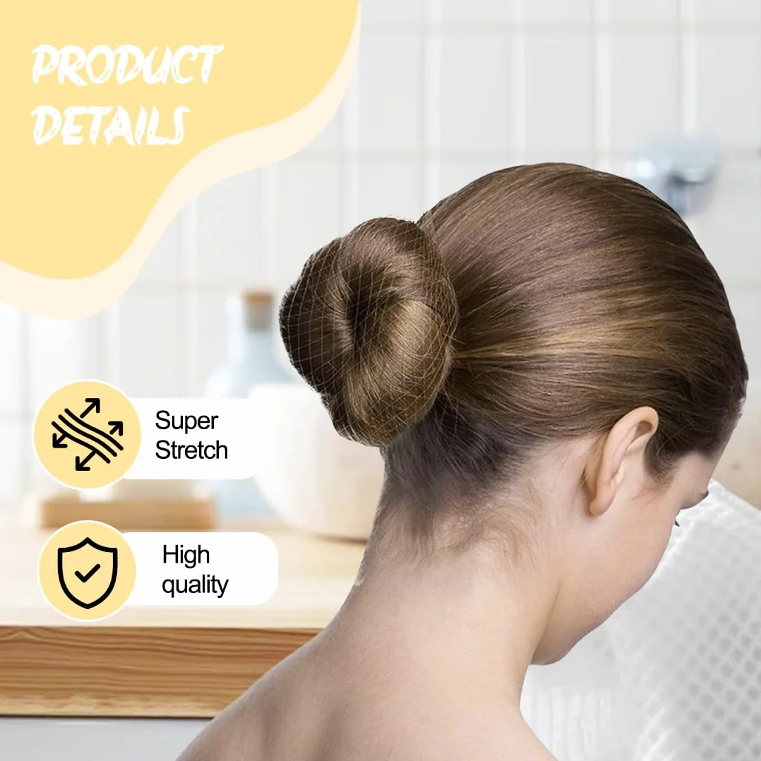 Retine Capelli Chignon 20 Pezzi Invisibili 40 Forcine Capelli Forma U Elastiche Oro
