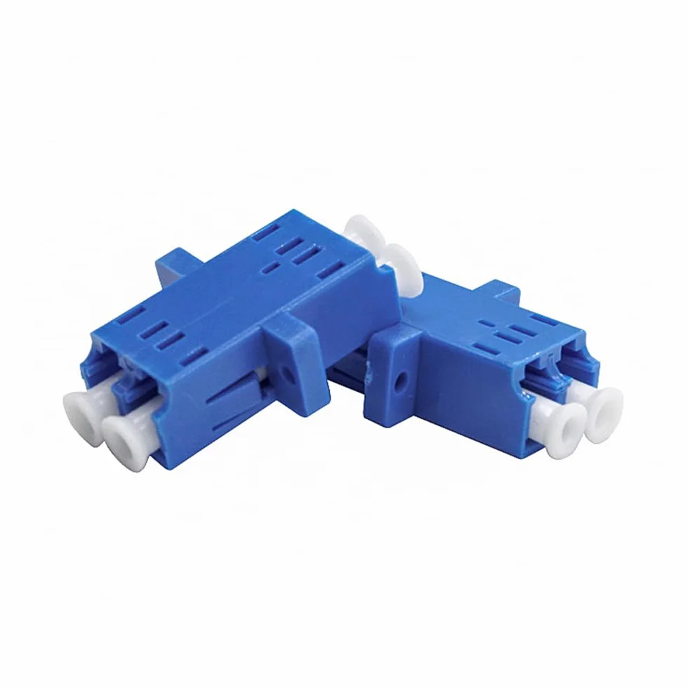 DollaTek 10PCS Fibra Ottica LC a LC Adattatore Monomodale UPC Duplex Accoppiatore