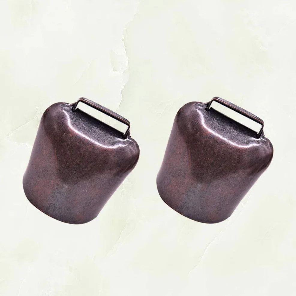 EXCEART Campanacci per Mucche e Pecore 2 Pezzi in Bronzo Portatili
