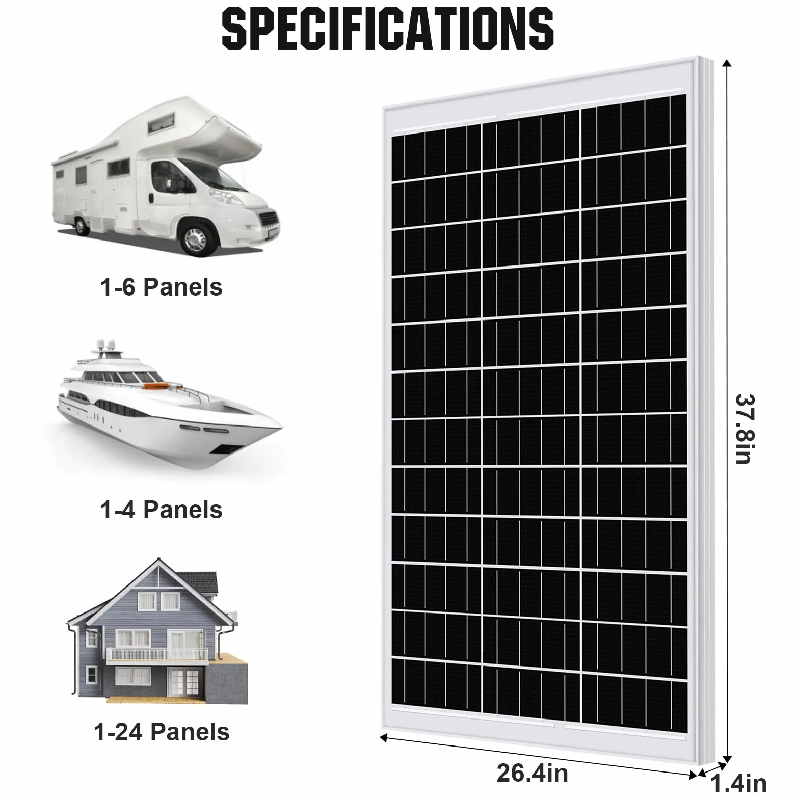 DCHOUSE 140W Grande flusso da 24V,Sommergibile da 1,6 GPM,Kit di pompa solare,2 pannelli solari da 120W +Pompa sommergibile per fontana +Controller da 20A + cavo da 15 piedi per