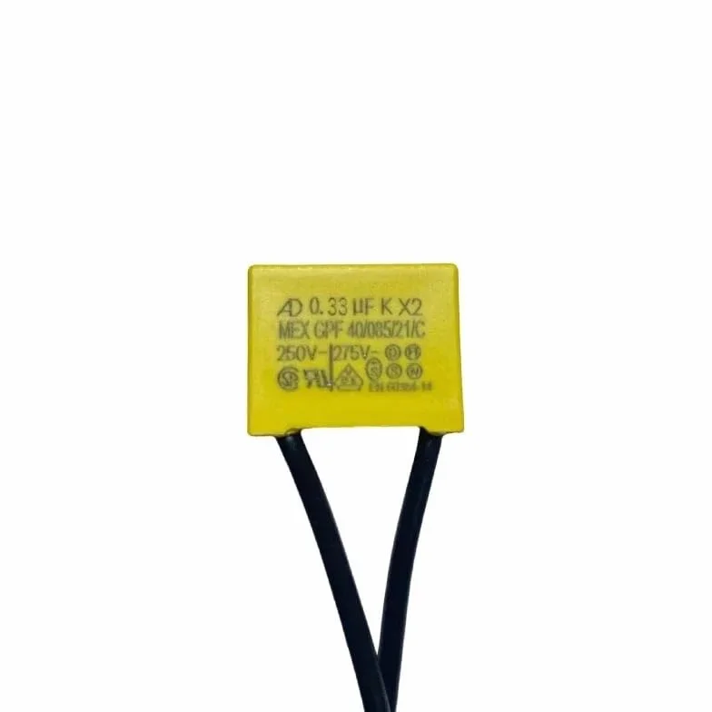 5 Pezzi AD K X2 Nastro di capacità di Sicurezza Linea 0,1uF 0,15uF 0,22uF 0,33uF 0,47uF 250V-275V alloggiamento Filo Flessibile condensatore di Sicurezza(0.33UF)