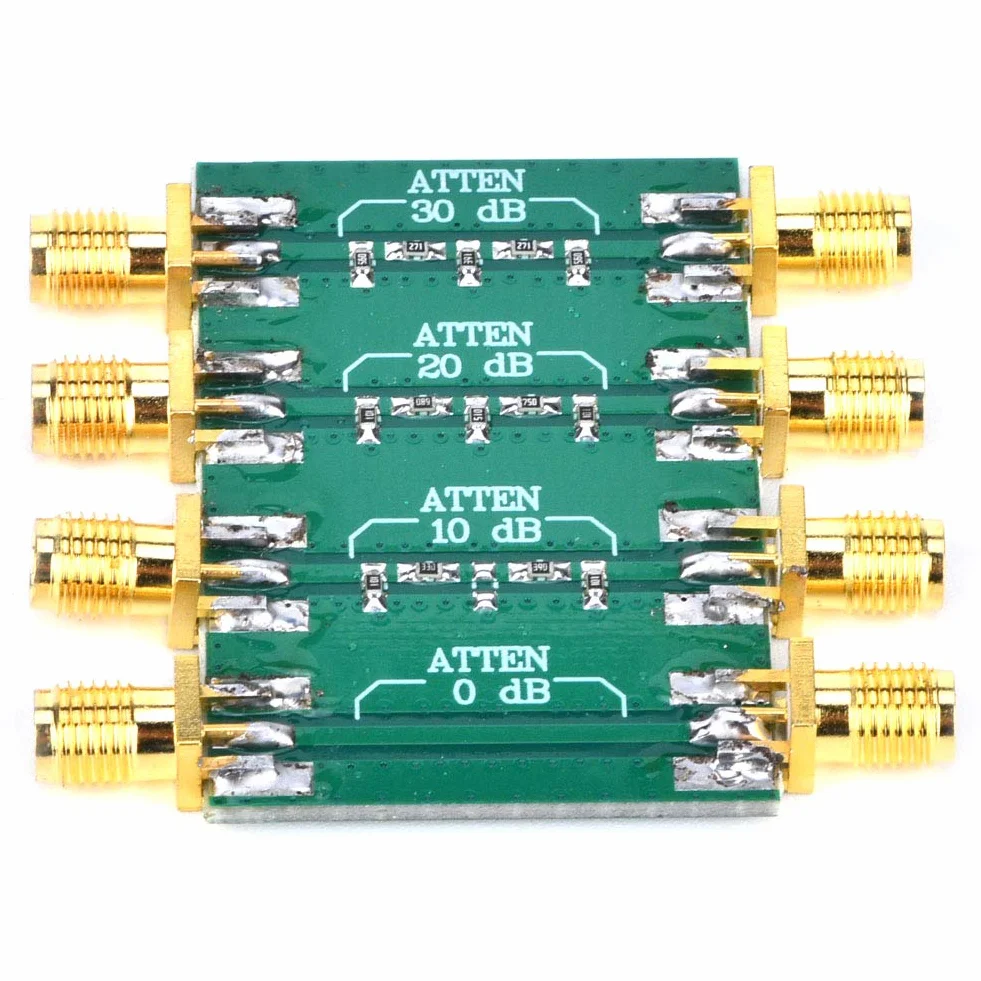 Attenuatore di frequenza radio DC-4.0GHz, impedenza di 50Ω, attenuatore fisso a doppia testa femmina SMA per apparecchiature elettroniche