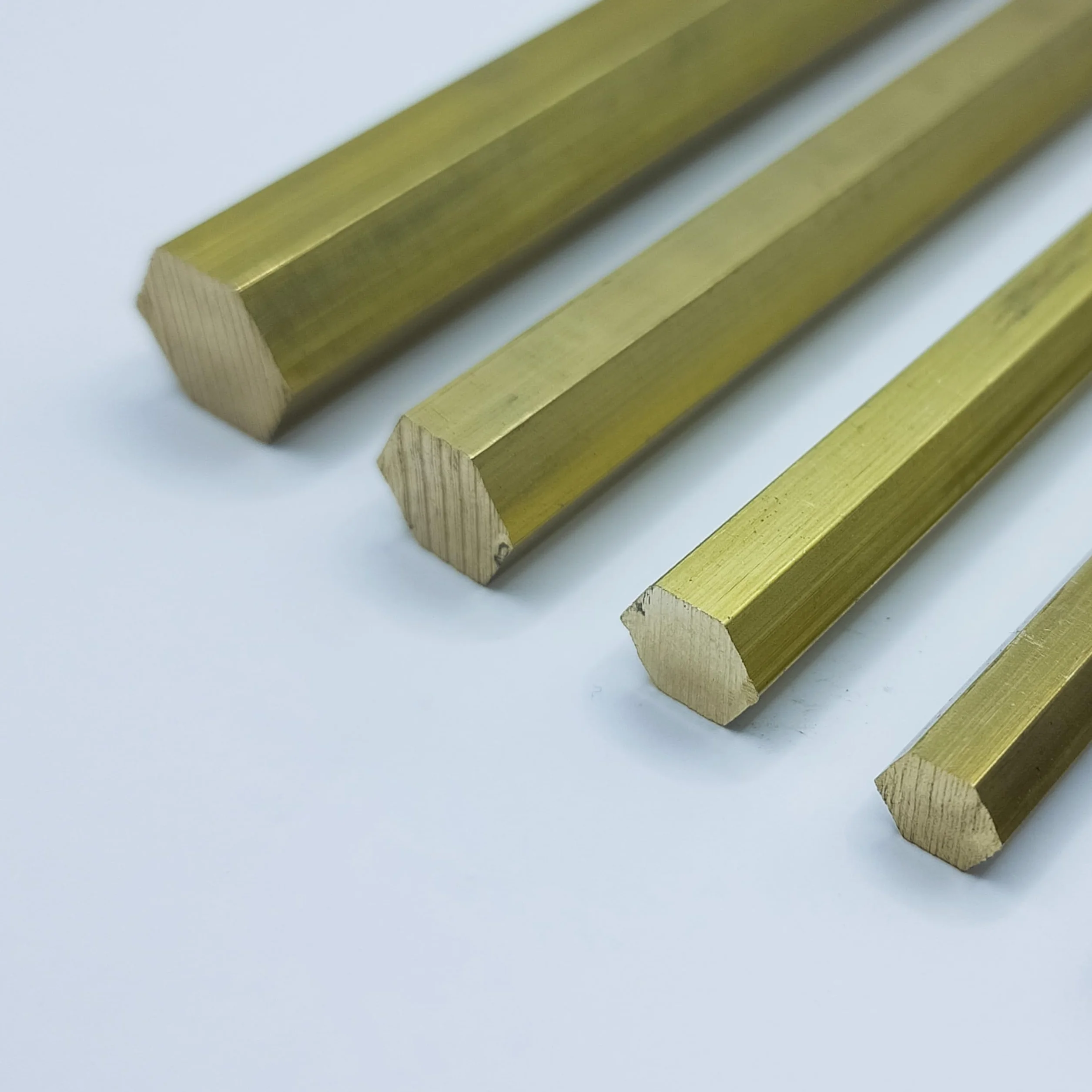 Barra in Ottone Esagonale Profilo SW 6-30mm Lunghezza 50-2000mm Ottone CW614N Ms58 Ottone 6-Kantasta Esagonale 6kant (Lunghezza: 50 mm = 5 cm, SW: 24 mm)