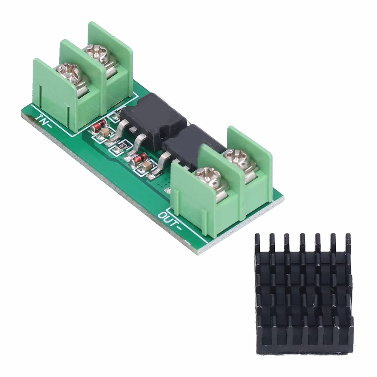 Modulo Controller a Diodi Ideali Solari Efficiente, Ricarica e Antiriflusso 8 Milliohm Interni, Diodi Schottky per Solare