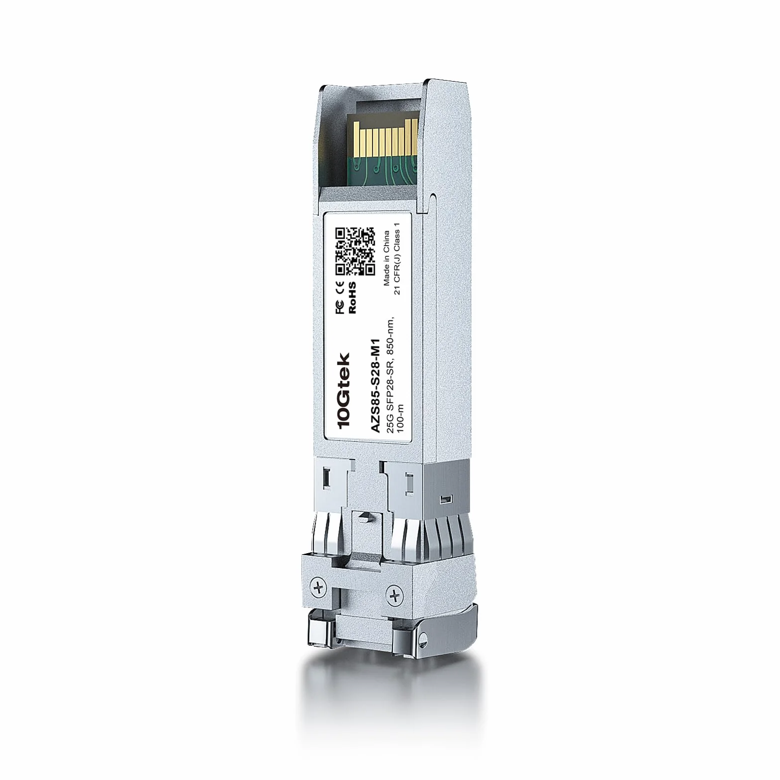 10Gtek 25G SFP28 SFP+ Transceiver 25GBase-SR Modulo 850nm MMF 100m Compatibile Cisco Ubiquiti MikroTik Supermicro
