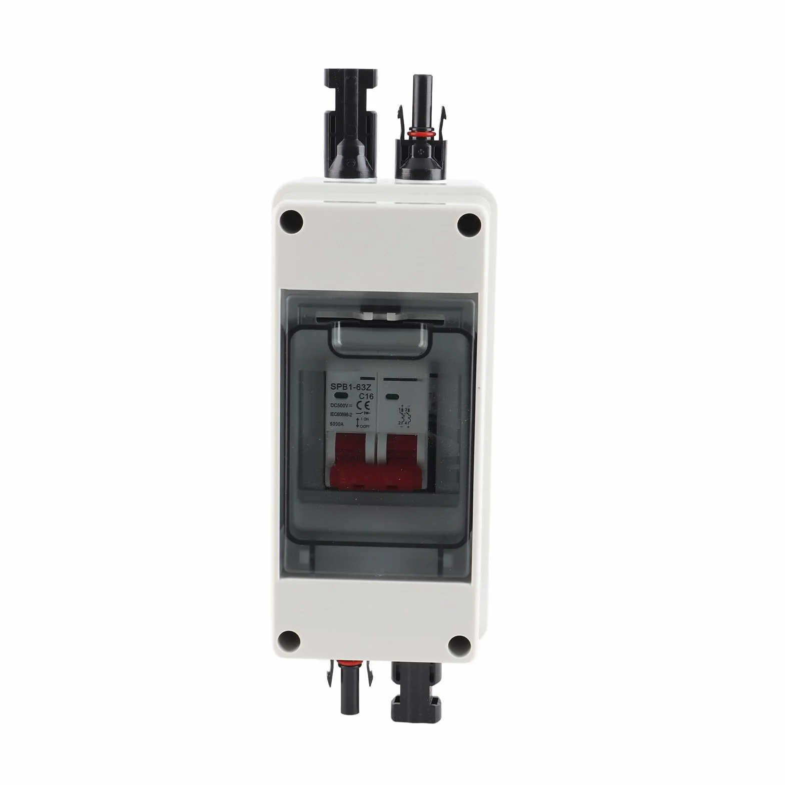 Disconnettore Fotovoltaico Disconnessione Solulio Switchcircuit Breaker IP65 Box Impermeabile DC500V - Sistemi di Energia Disconnettori Fotovoltaico (16A)