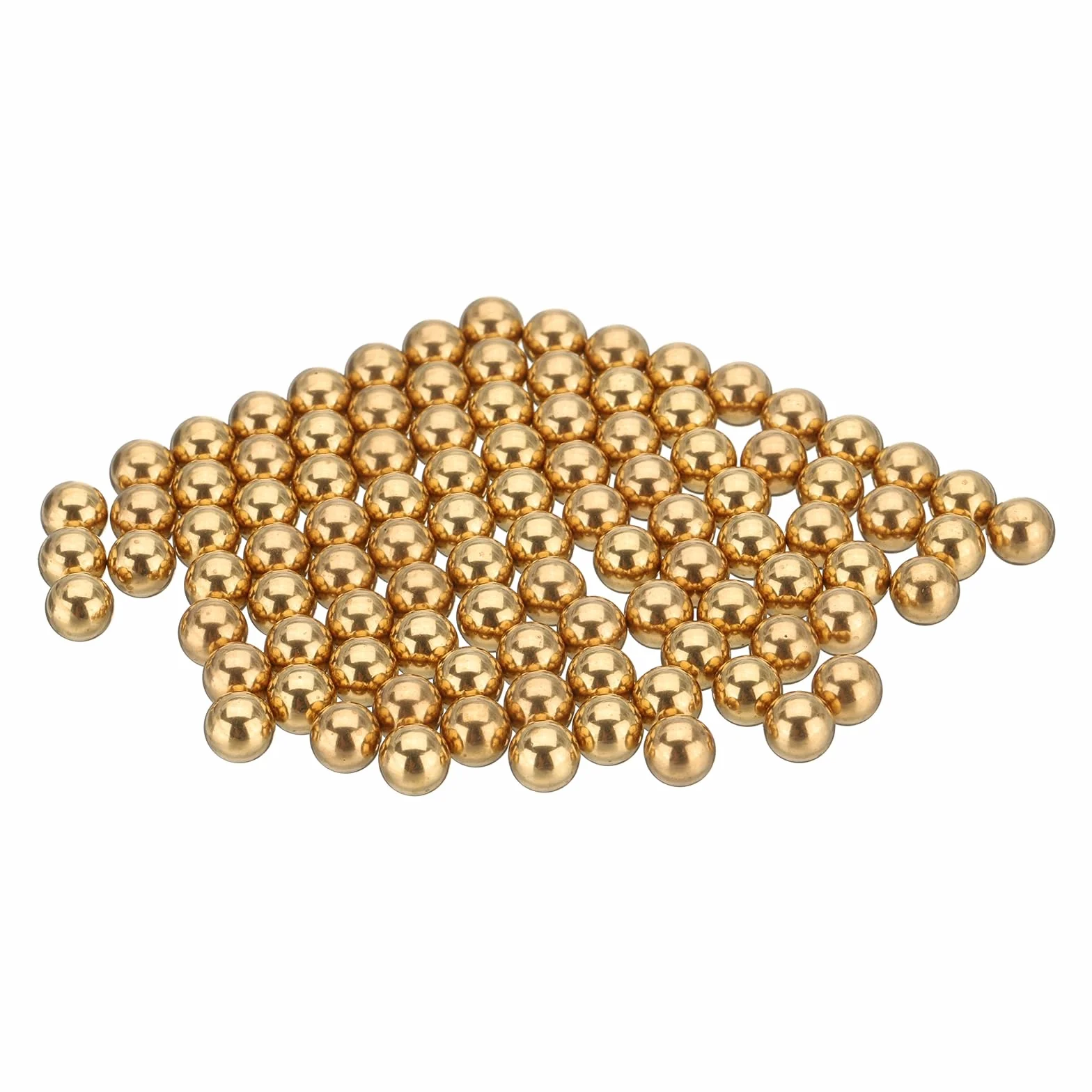 QUARKZMAN 100 Pz 6 mm Sfere di Cuscinetti Ottone H62 G100 Sfere di Precisione per Sfere Industriali, Macchinari, Automobilistici e Fai da Te