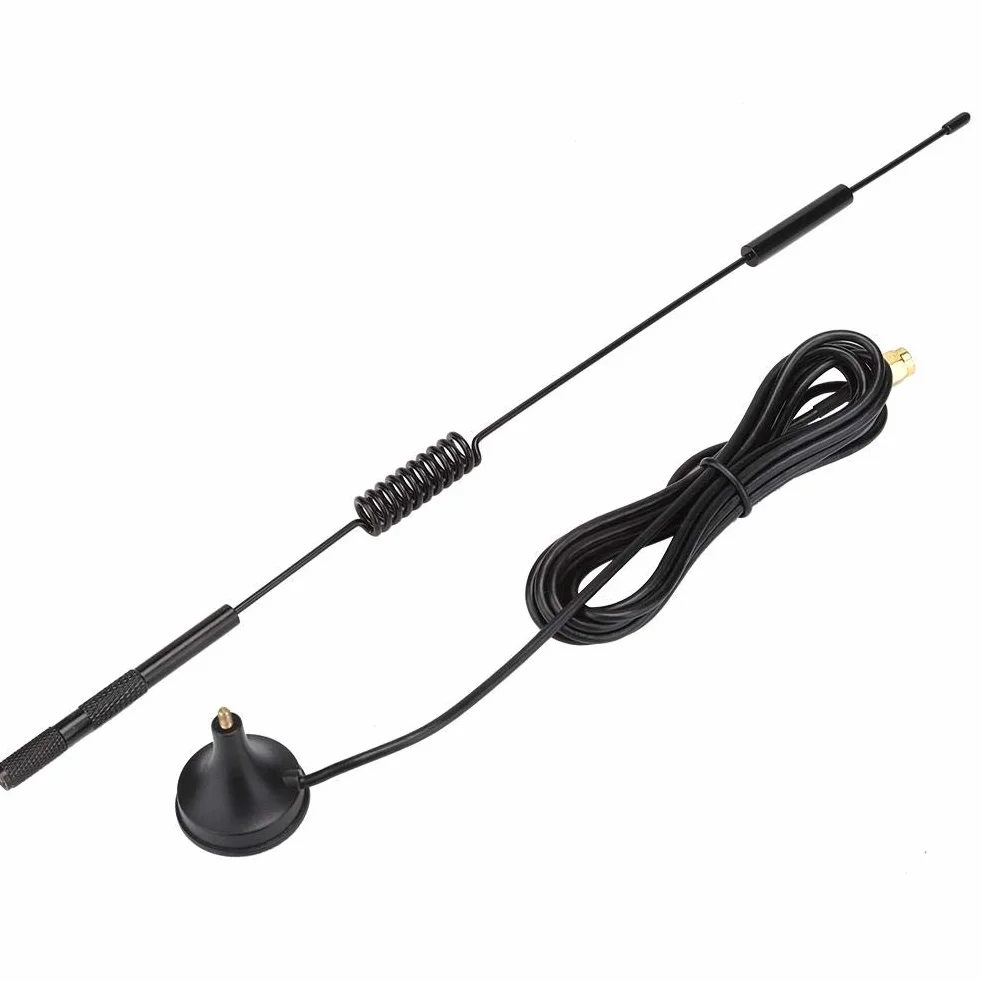Antenna SMA 18dBi LTE GSM 4G 3G 2G ad alto guadagno base magnetica 36cm metallo