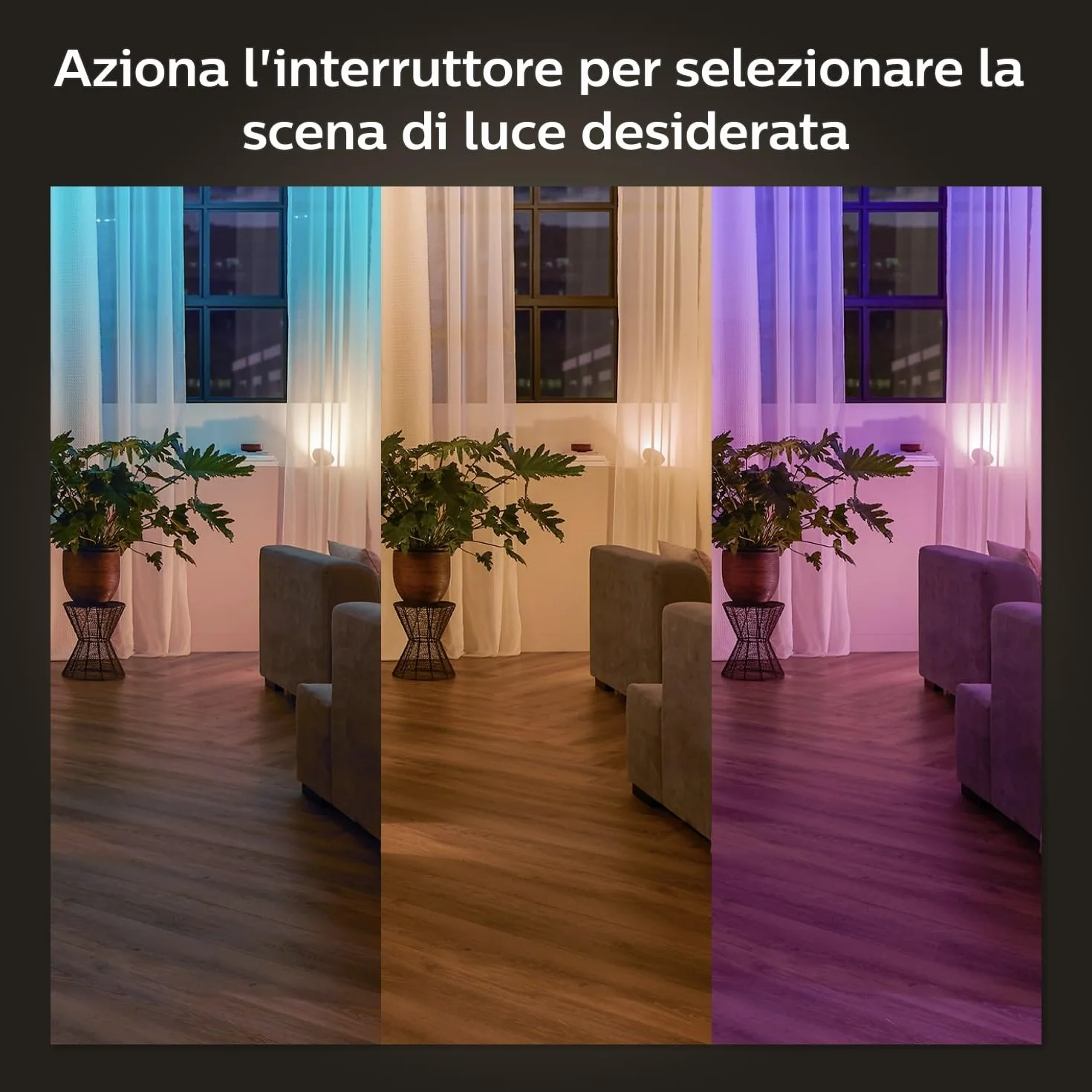Philips Hue Wall Switch Module, Modulo Interruttore a Parete, Controllo Illuminazione Smart, Bianco