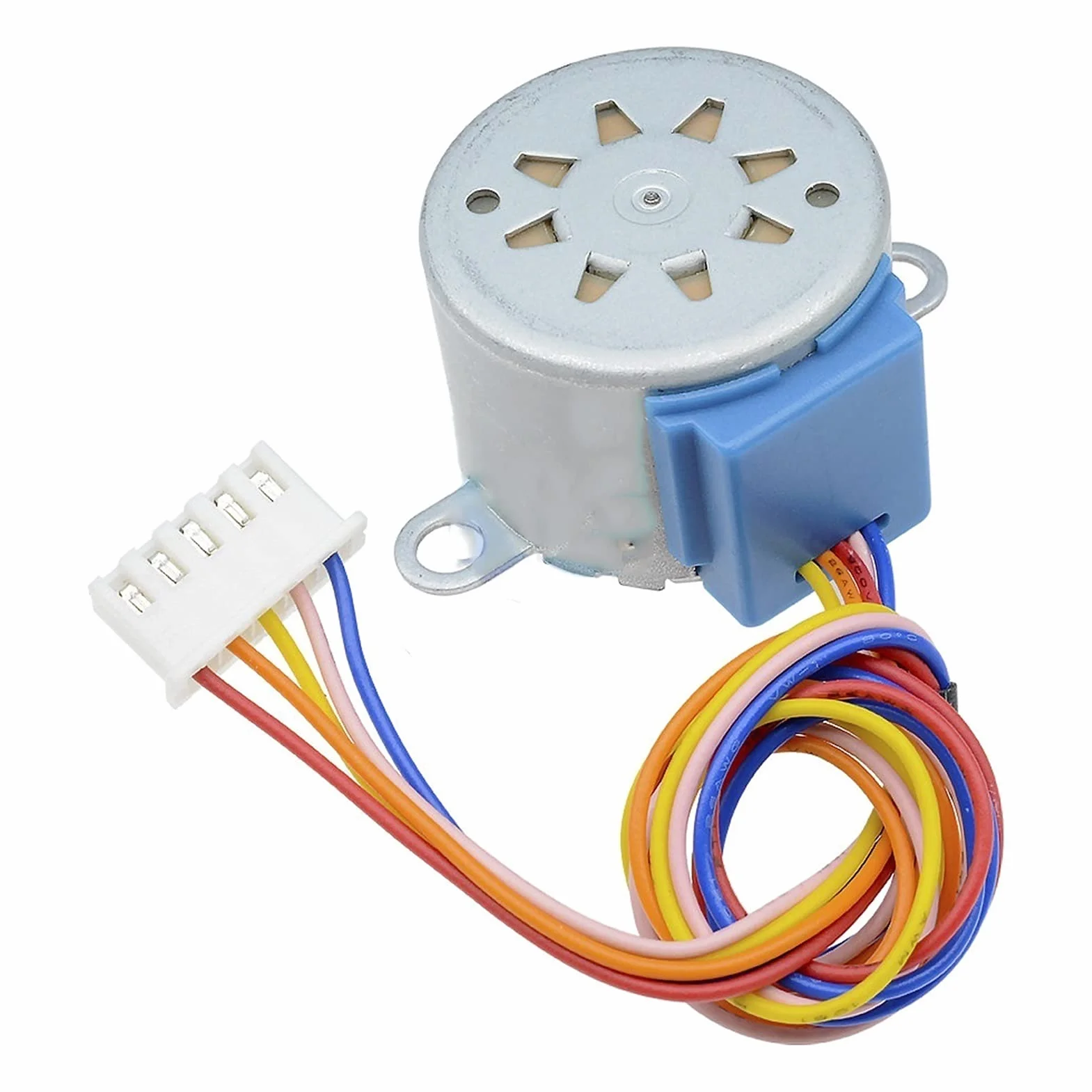 zxxin- Motore elettrico 28BYJ48. DC. Motore del passo di riduzione, 5V / 12V 4 Motorino passo-passo di fase, rendimento, 28BYJ 2 8BYJ-48. Robusto e durevole (Shaft Diameter : 12V Motor)