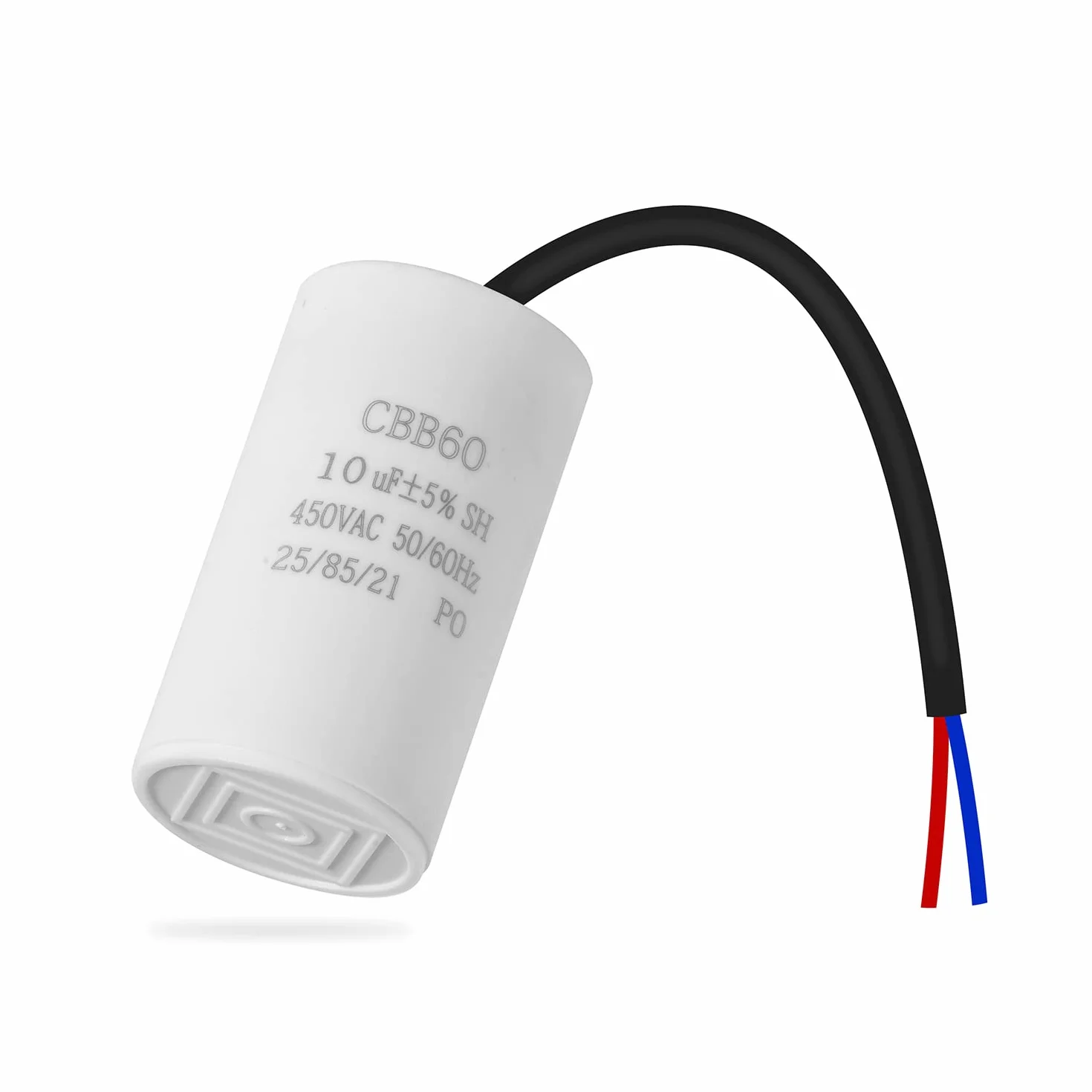 Condensatore di Avviamento CBB60 450V 10µF 50/60Hz per Motore ANGEEK