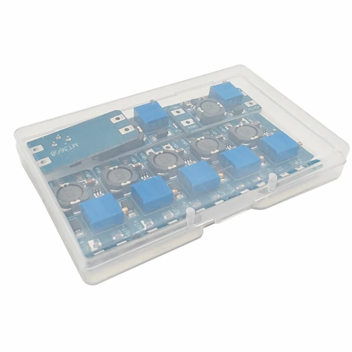 Gebildet 8 pezzi Convertitore di Potenza Step-up DC-DC 2A Modulo Regolatore di Tensione Step-up Regolabile da 2-24V a 5-28V Uscita