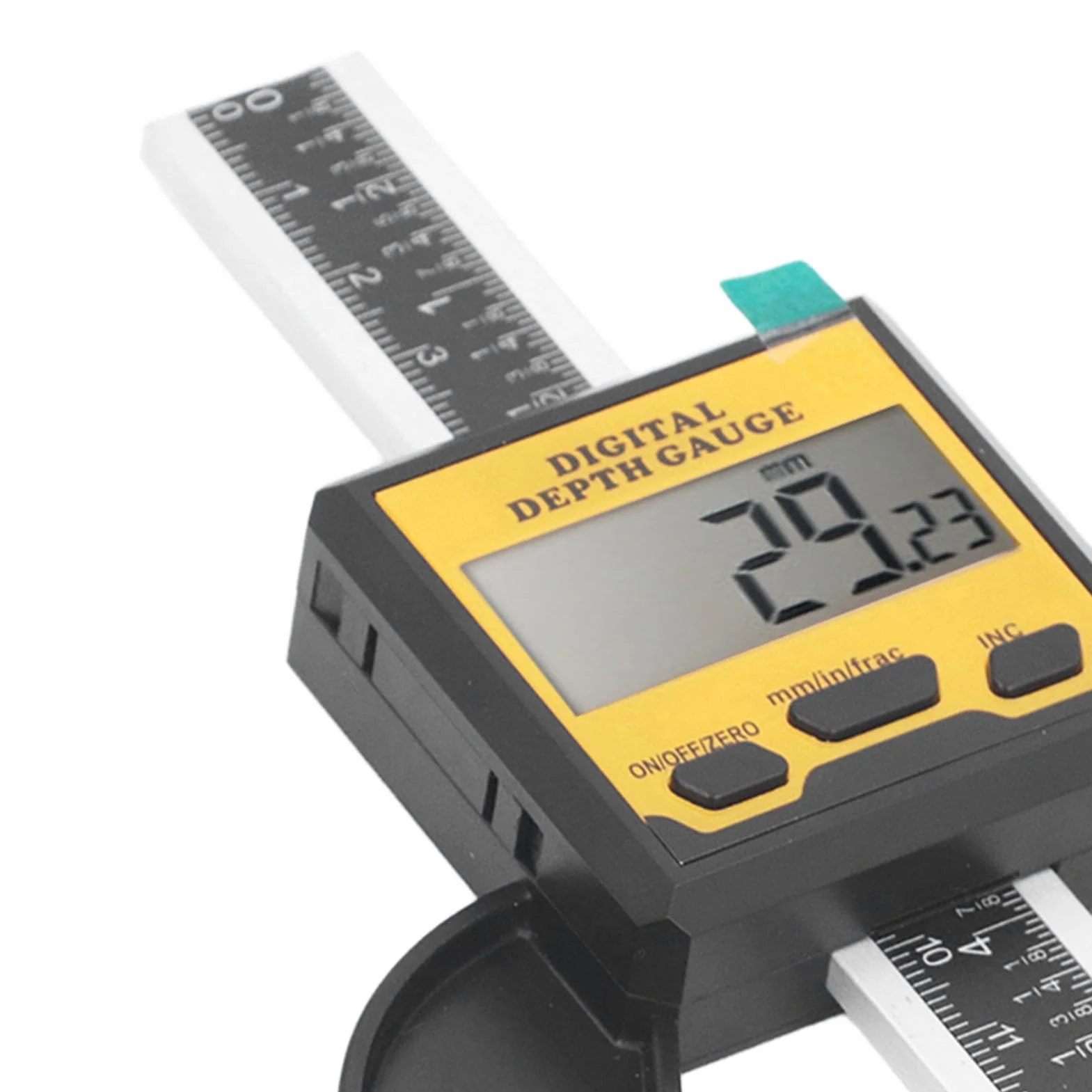 Misuratore di altezza digitale profondimetro con base magnetica 0,01 mm per tavolo router legno