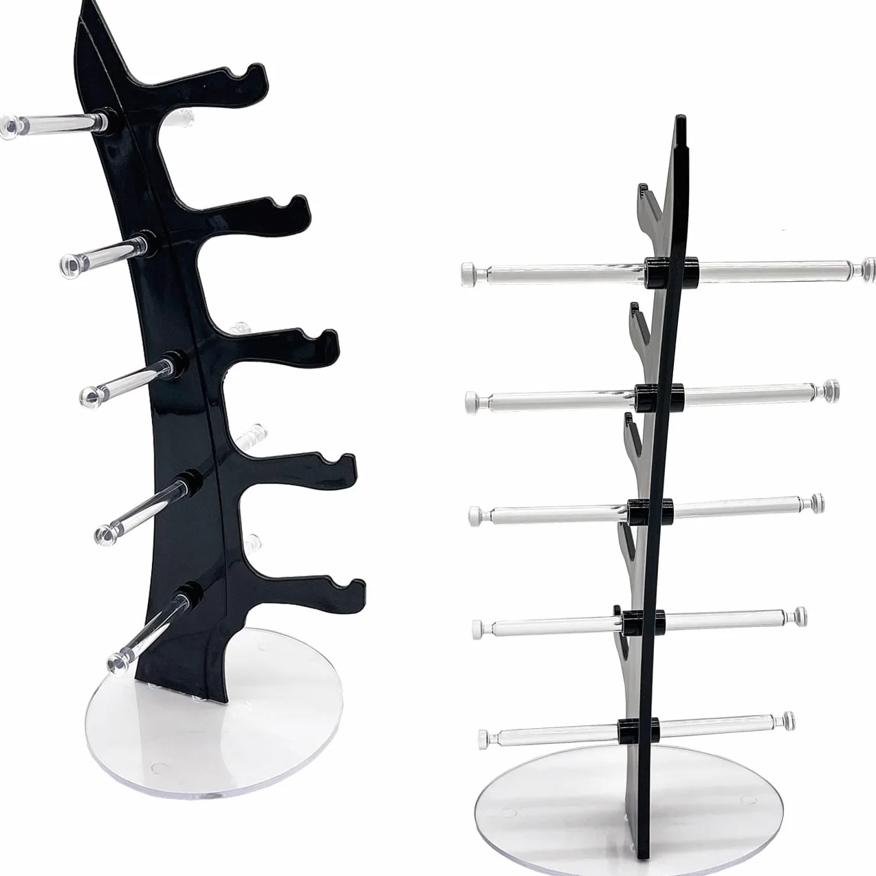 Supporto per occhiali Portaocchiali Espositore Da Sole Per Occhiali a 5 Strati Sole Sunglasses Display per la Conservazione e la Presentazione, per casa, ufficio, scrivania, idea regalo