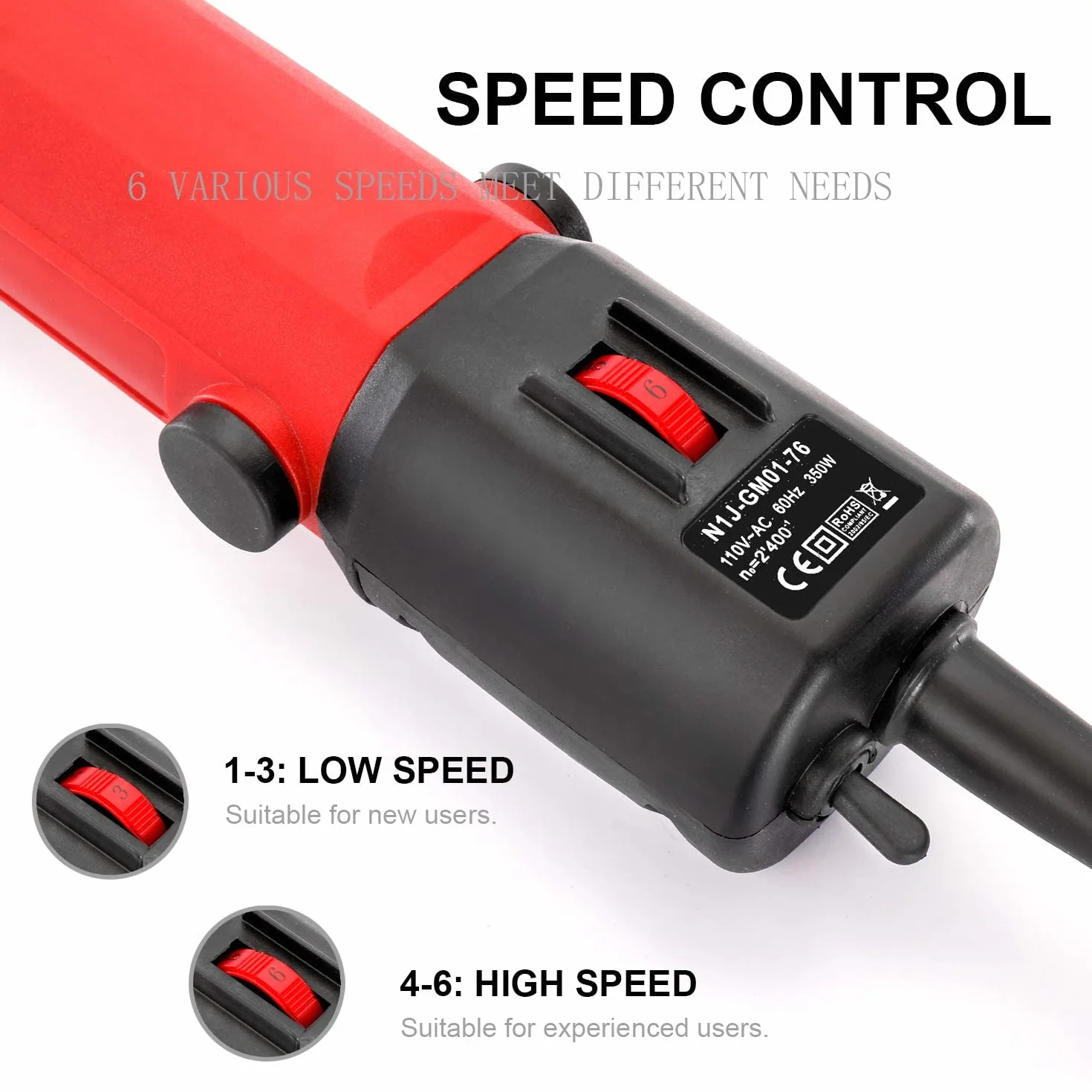 Cesoie per pecore 550 W elettrico 6 velocità professionale toelettatura animali