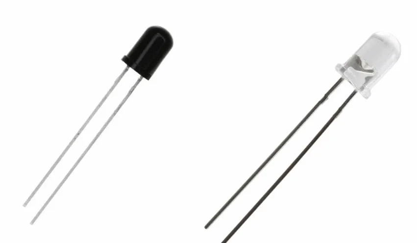 10X LED 3mm INFRAROSSO EMETTITORE RICEVITORE 940 nM fotodiodo ricevente diodi
