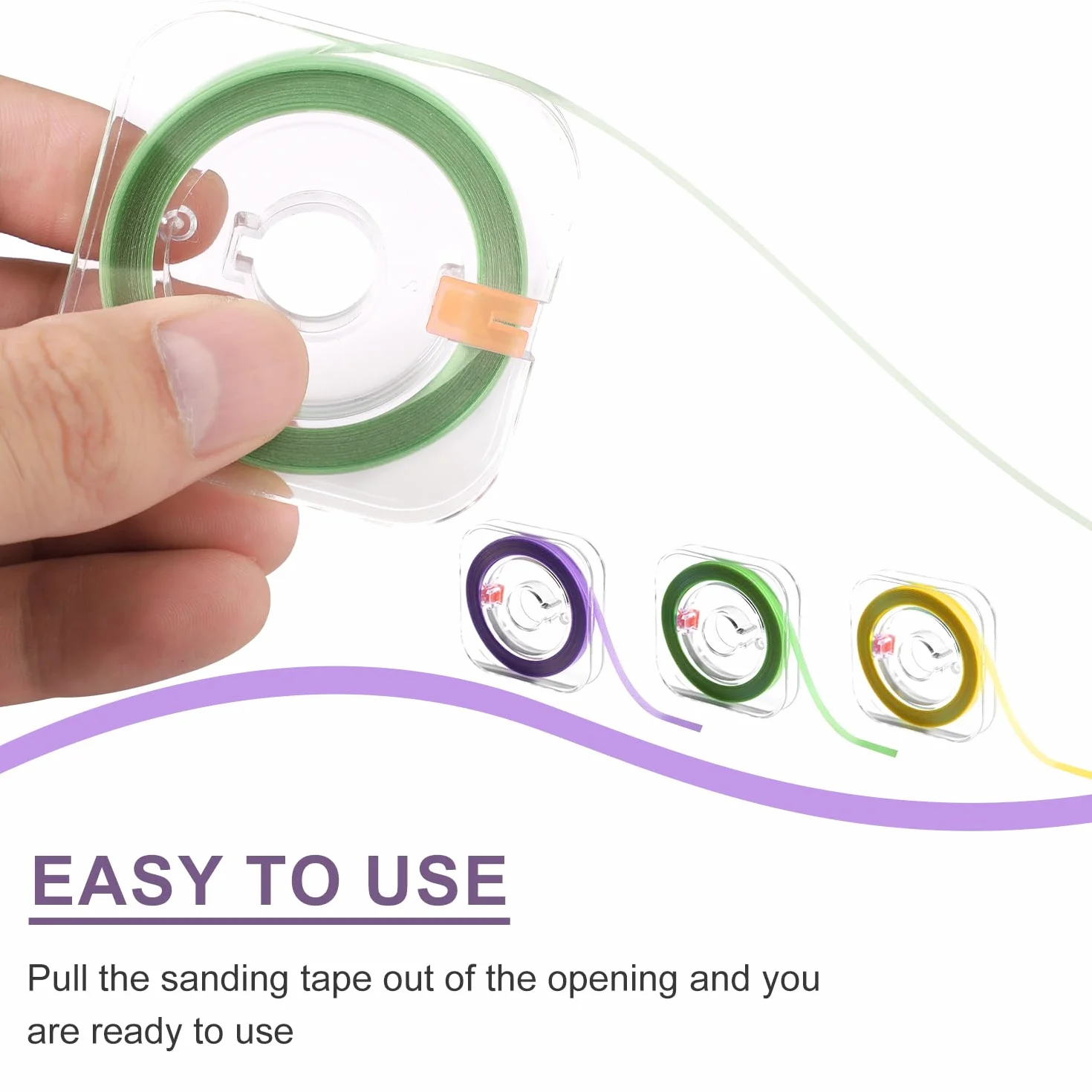 Strisce per Lucidatura Dentale 3pz Kit Abrasivo Strumento Levigatura Denti