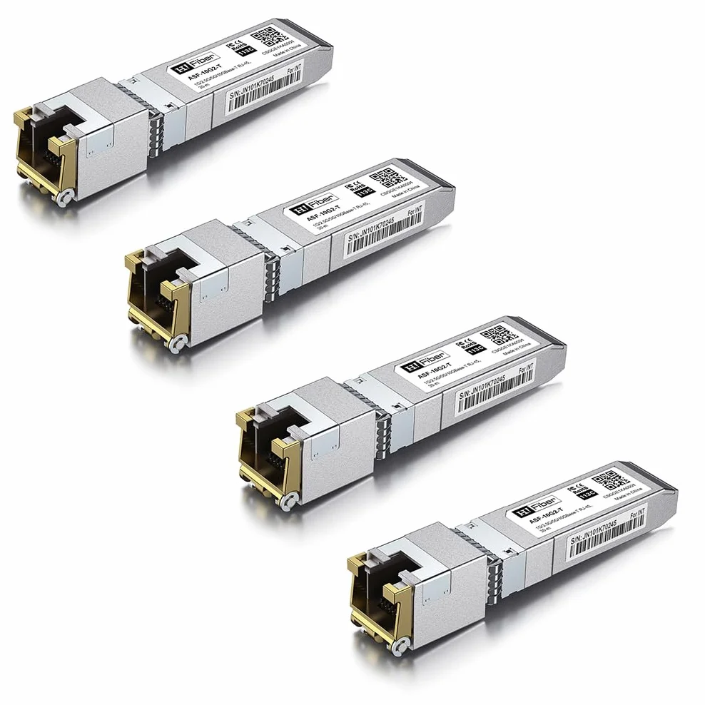 10Gb SFP+ RJ45 Transceiver 10Gbase-T Marvell 113C Compatibile Cisco SFP-10G-T-S Ubiquiti UF-RJ45-10G UniFi Meraki MikroTik 30m