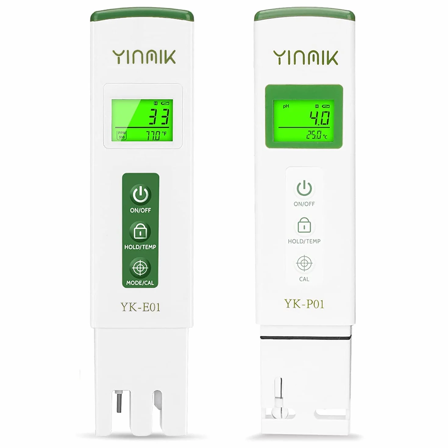 Misuratore Digitale 4 in 1 PH/TDS/EC/Temp. pHmetro Professionale con LCD per Acqua Piscina Acquario e Idroponica Tester TDS Acqua Conducimetro ad Alta Precisione con ATC per Misurazioni Accurate